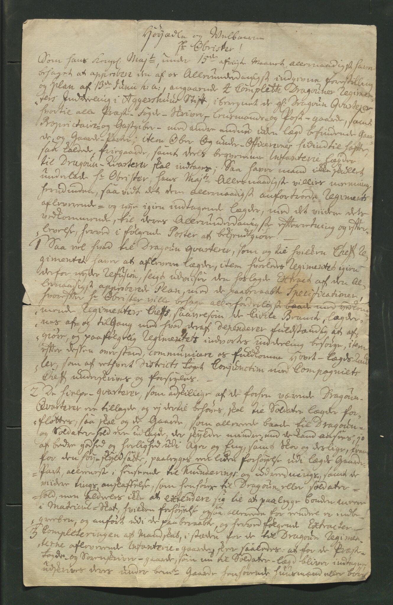 Åker i Vang, Hedmark, og familien Todderud, AV/SAH-ARK-010/J/Jc/L0001: Korrespondanse, 1706-1752, p. 187