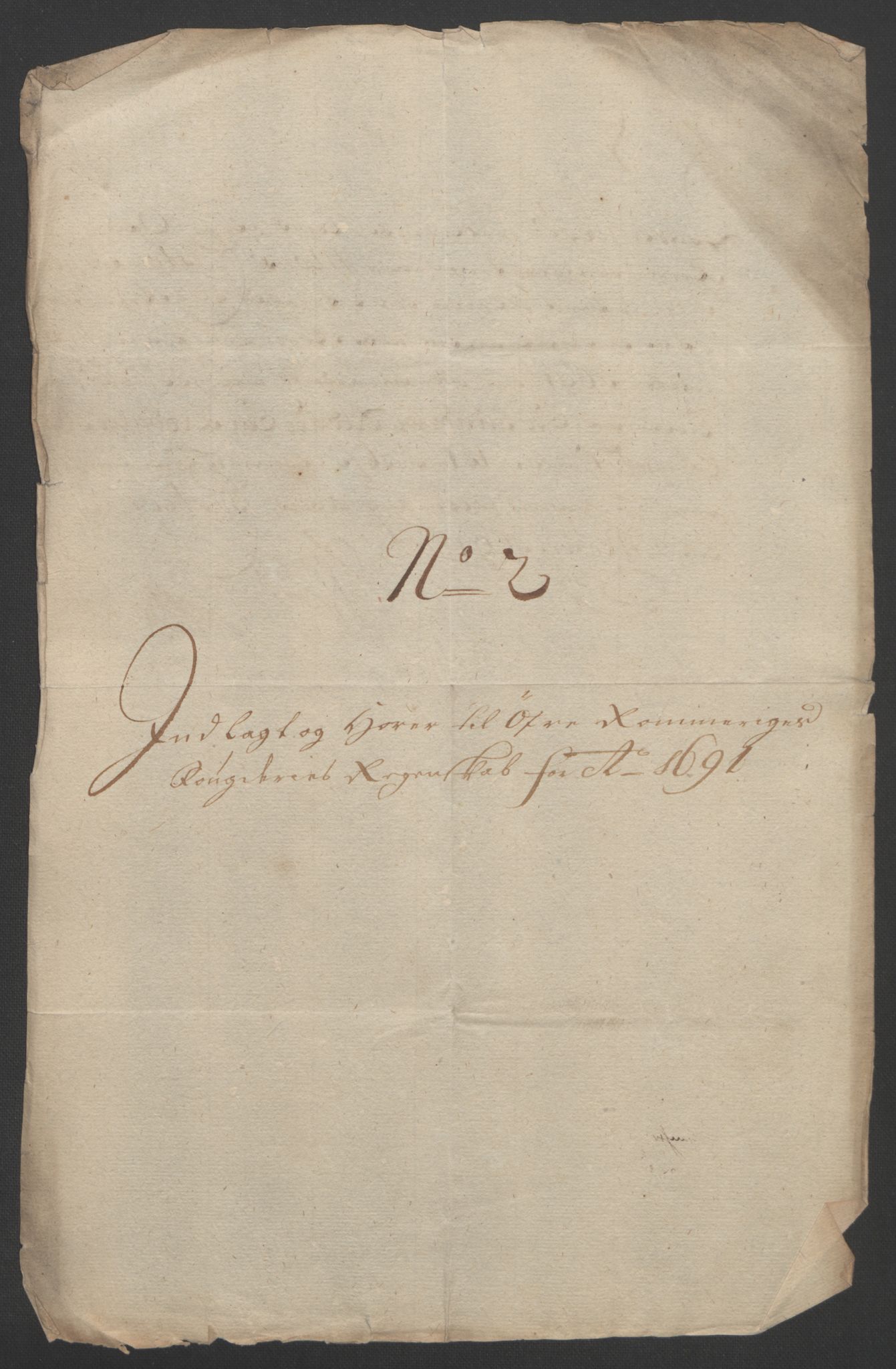 Rentekammeret inntil 1814, Reviderte regnskaper, Fogderegnskap, AV/RA-EA-4092/R12/L0703: Fogderegnskap Øvre Romerike, 1691, p. 260