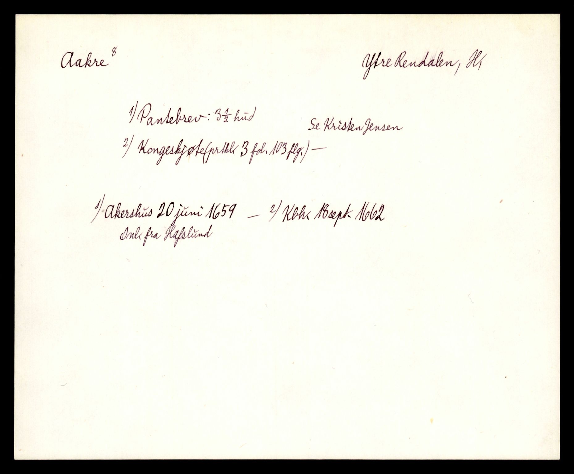 Riksarkivets diplomsamling, AV/RA-EA-5965/F35/F35e/L0008: Registreringssedler Hedmark 2, 1400-1700, p. 369