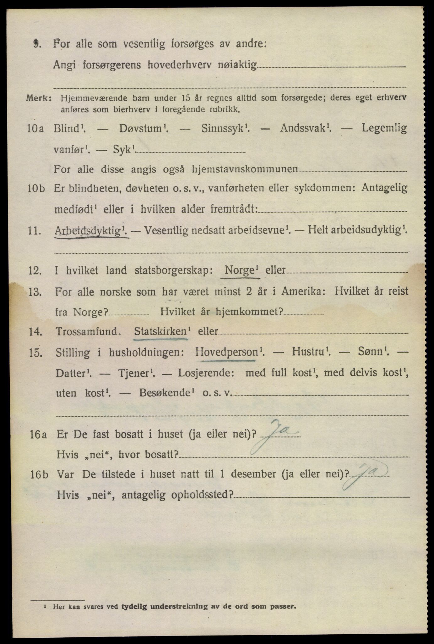 SAKO, 1920 census for Holla, 1920, p. 5310