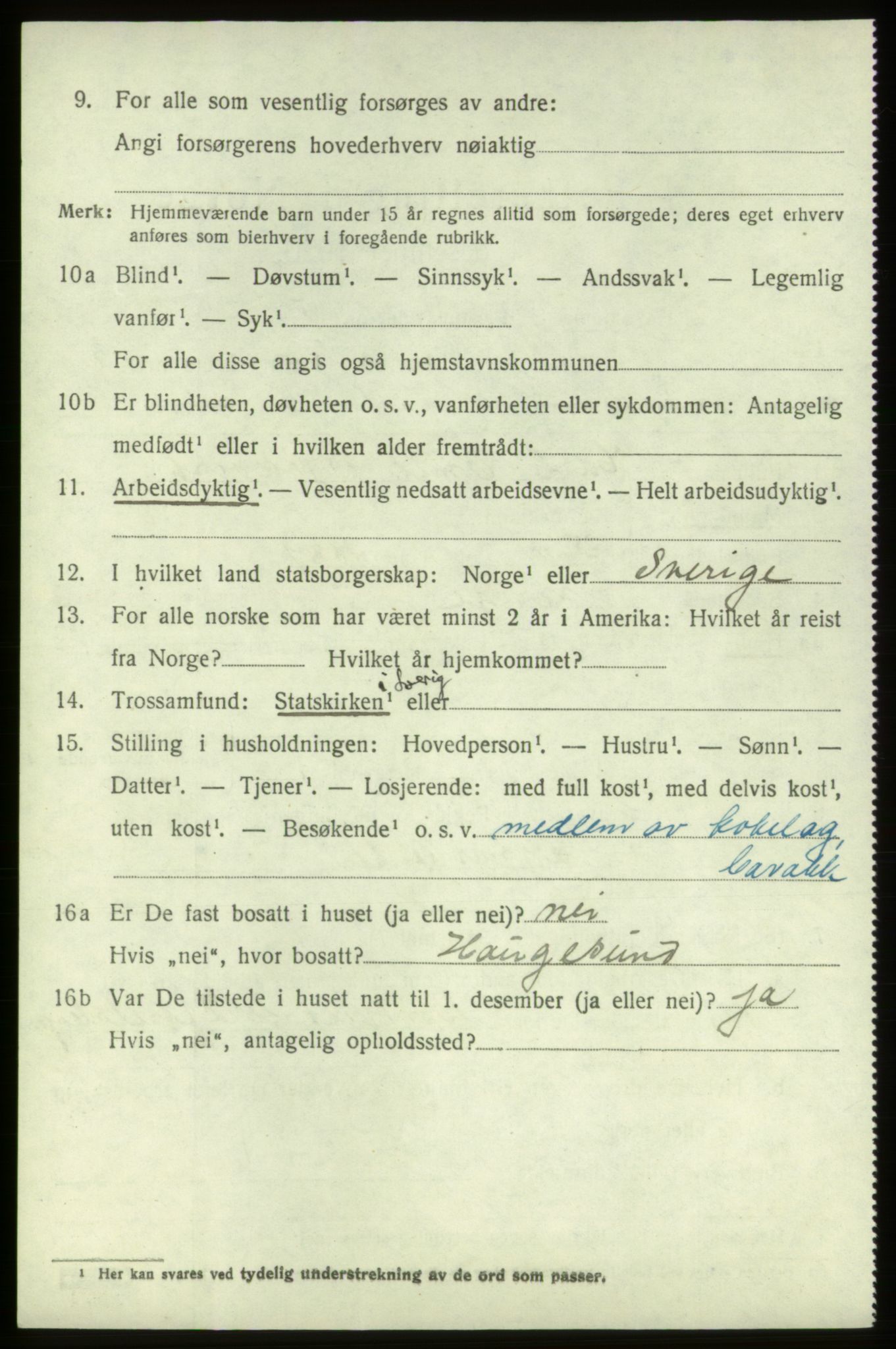 SAB, 1920 census for Stord, 1920, p. 1776