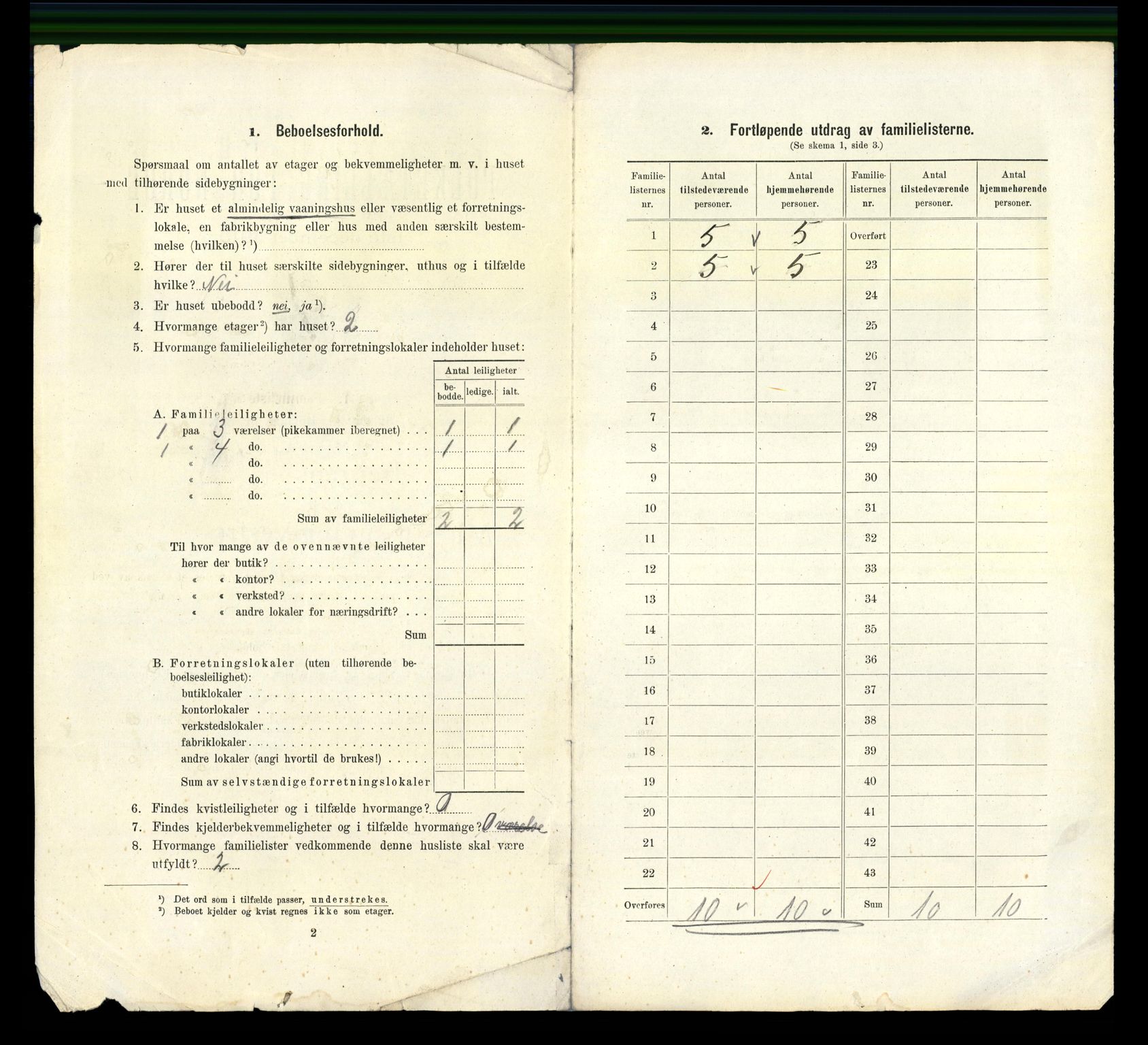 RA, 1910 census for Bergen, 1910, p. 18708