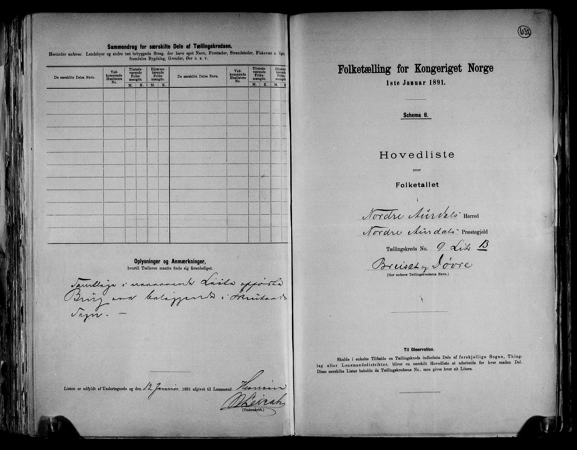 RA, 1891 census for 0542 Nord-Aurdal, 1891, p. 27