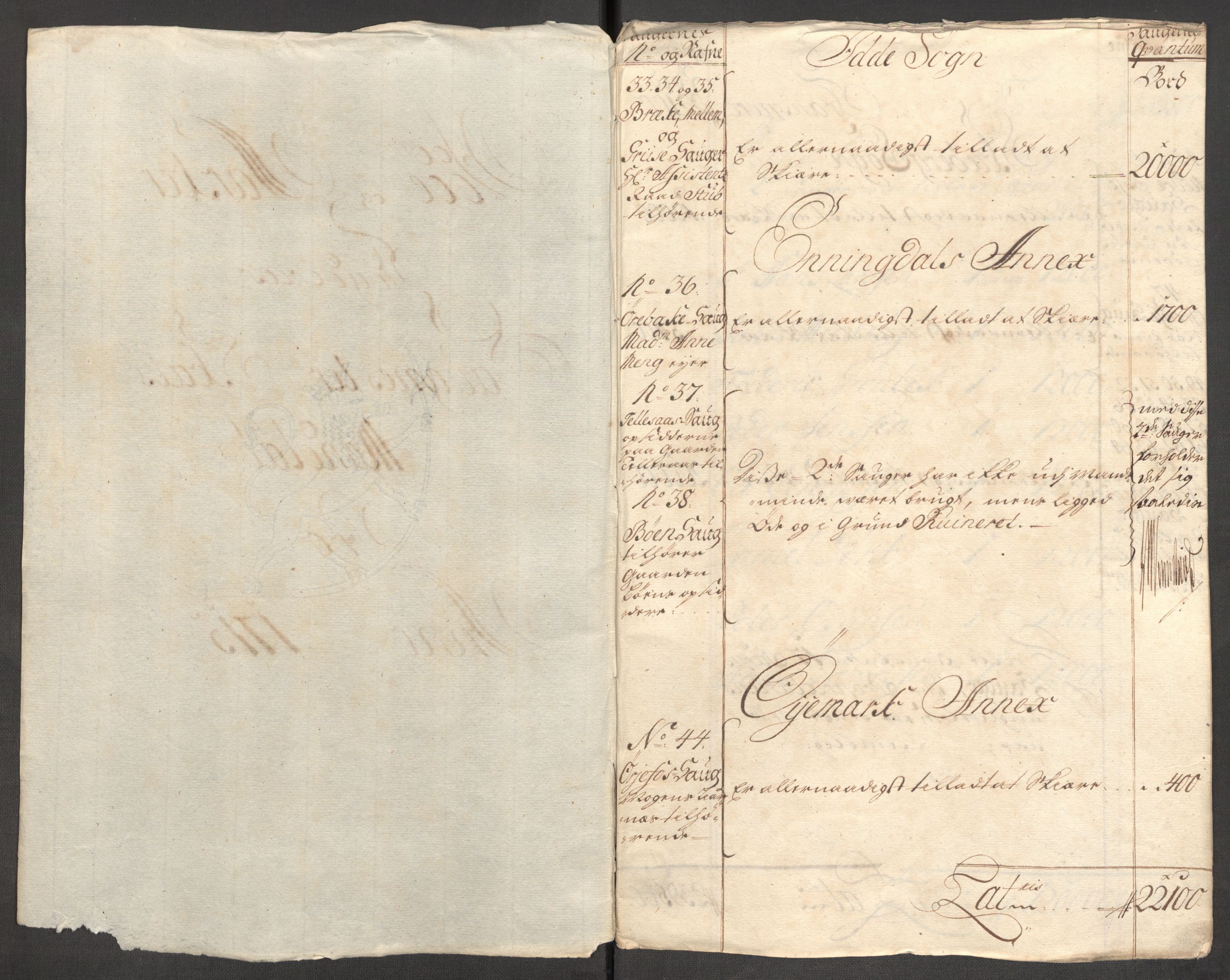 Rentekammeret inntil 1814, Reviderte regnskaper, Fogderegnskap, AV/RA-EA-4092/R01/L0023: Fogderegnskap Idd og Marker, 1715-1716, p. 72