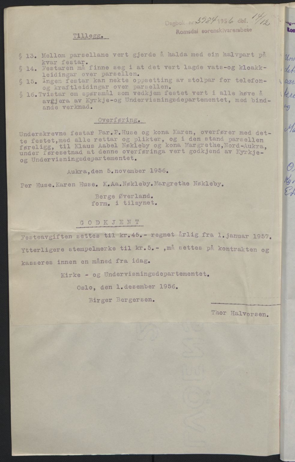 Romsdal sorenskriveri, AV/SAT-A-4149/1/2/2C: Mortgage book no. A21, 1946-1946, Diary no: : 2799/1946