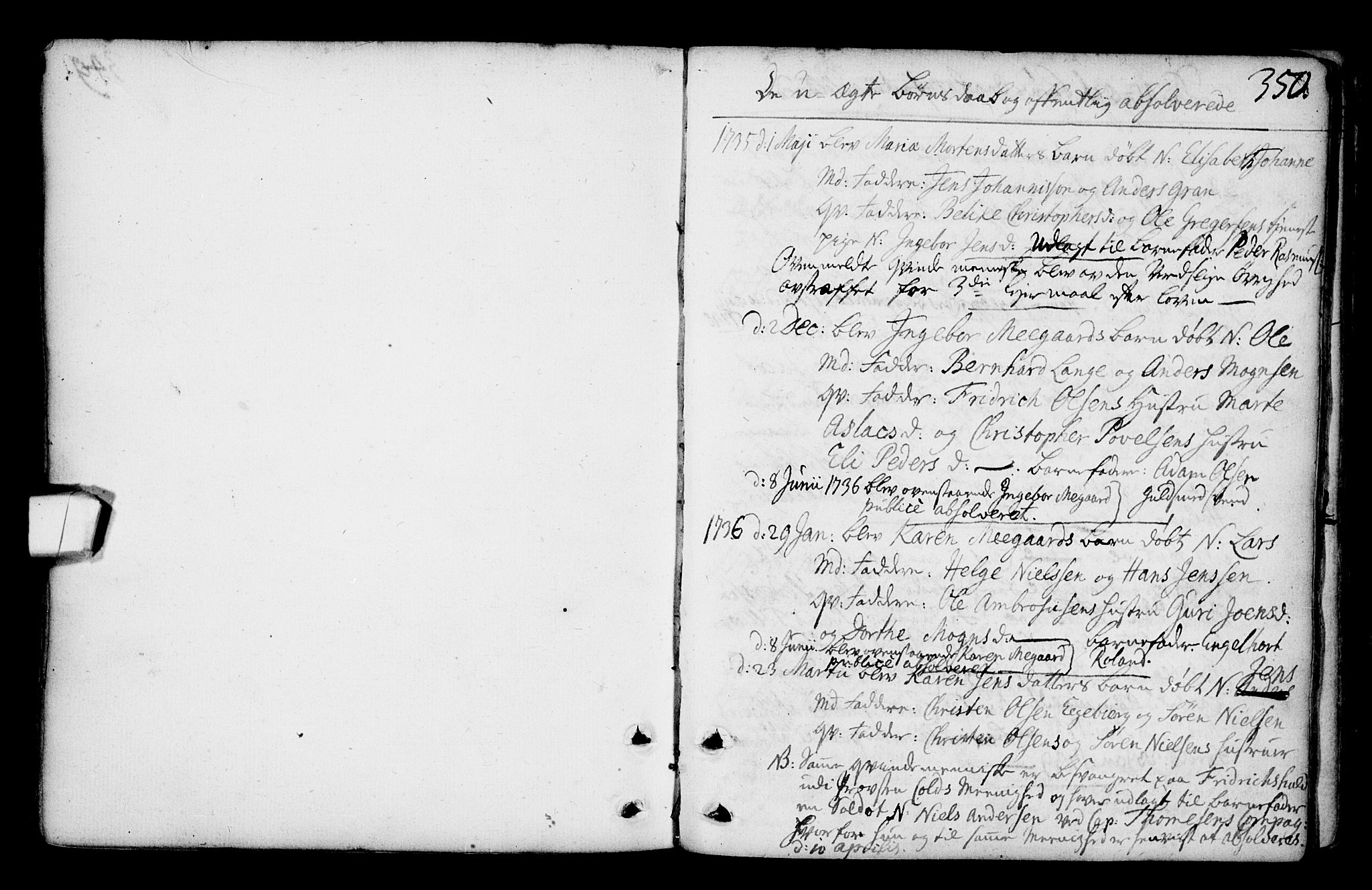 Gamlebyen prestekontor Kirkebøker, SAO/A-10884/F/Fa/L0001: Parish register (official) no. 1, 1734-1818, p. 350