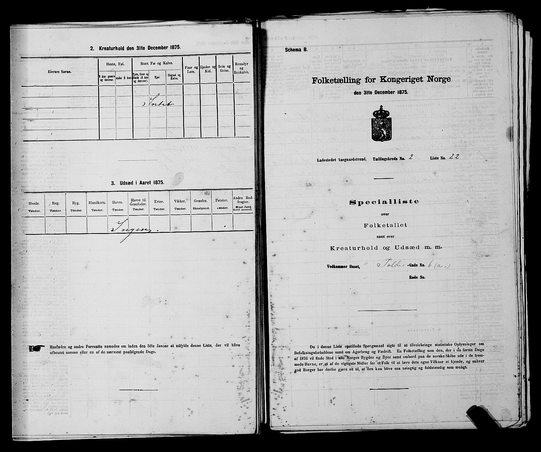 SAKO, 1875 census for 0704B Borre/Åsgårdstrand, 1875, p. 144