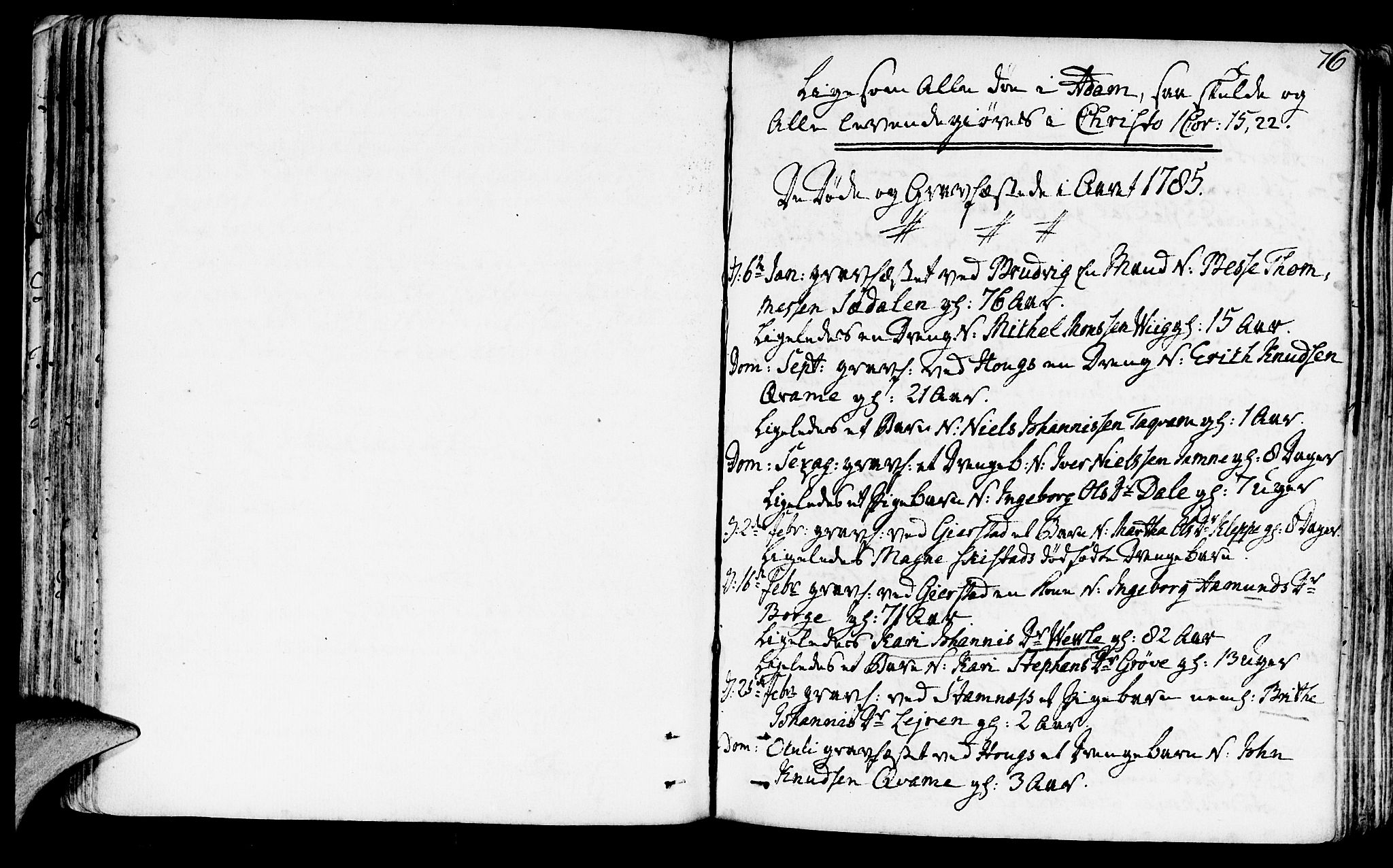 Haus sokneprestembete, AV/SAB-A-75601/H/Haa: Parish register (official) no. A 10, 1782-1796, p. 76