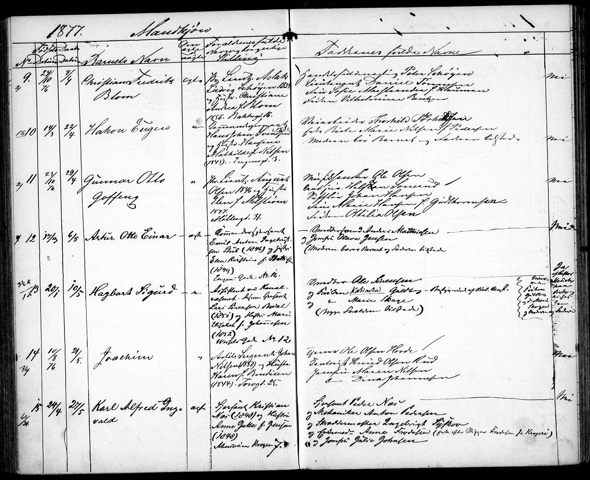 Garnisonsmenigheten Kirkebøker, AV/SAO-A-10846/G/Ga/L0006: Parish register (copy) no. 6, 1860-1880