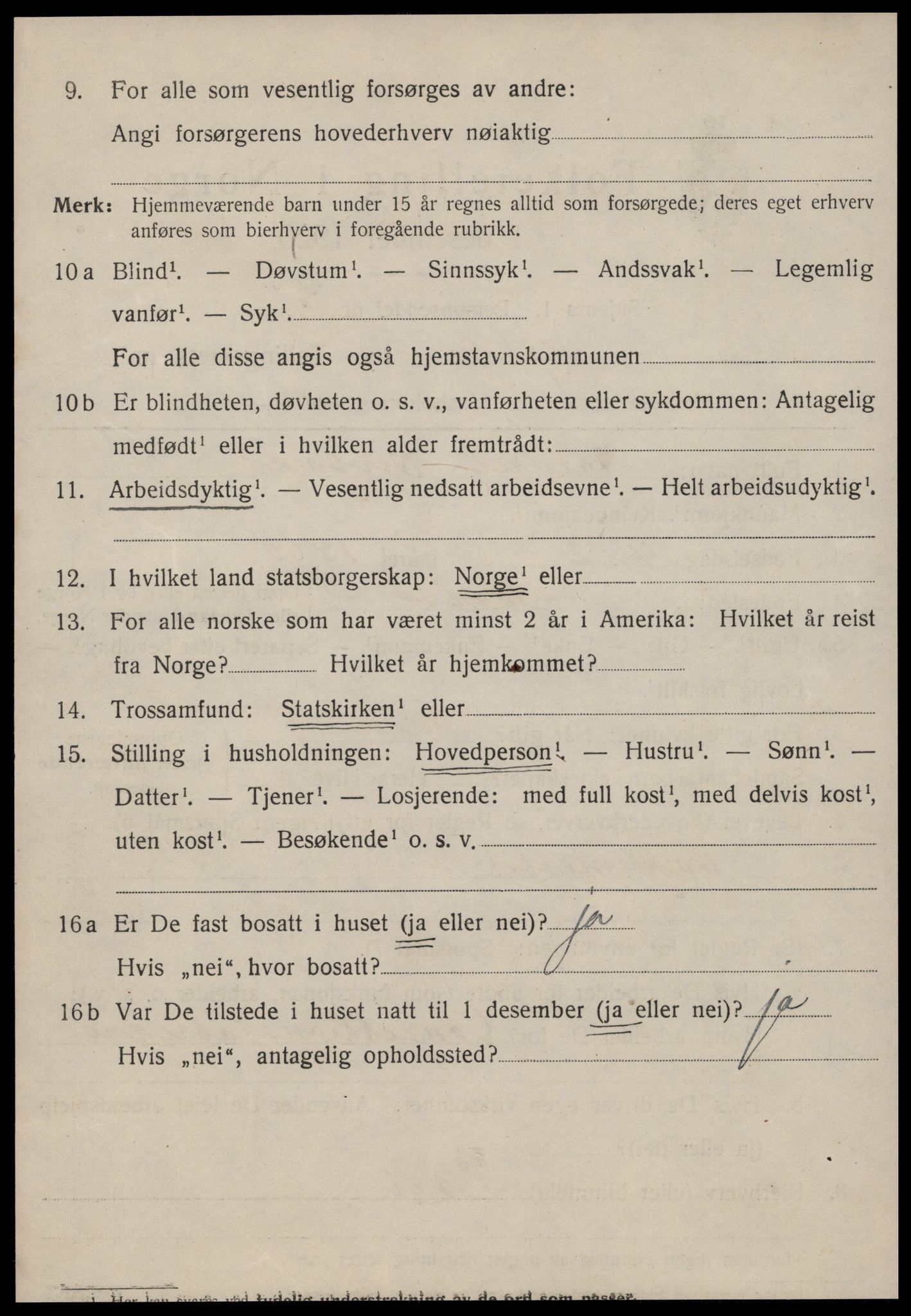 SAT, 1920 census for Molde, 1920, p. 3866