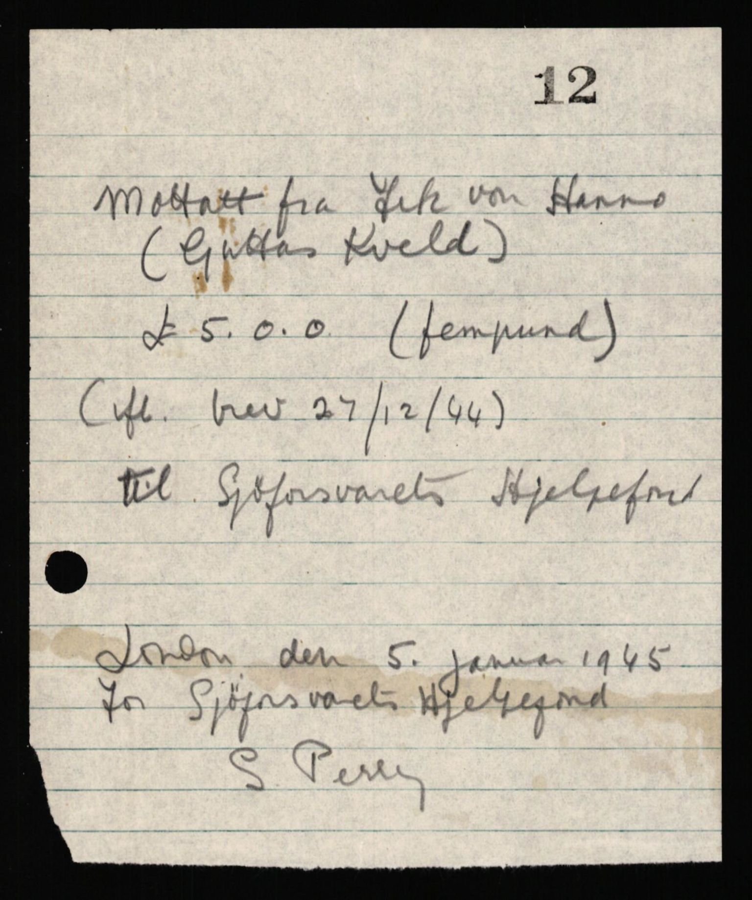 Forsvaret, Forsvarets krigshistoriske avdeling, AV/RA-RAFA-2017/Y/Yf/L0213: II-C-11-2143  -  Dokumenter fra krigens tid., 1940-1945, p. 234