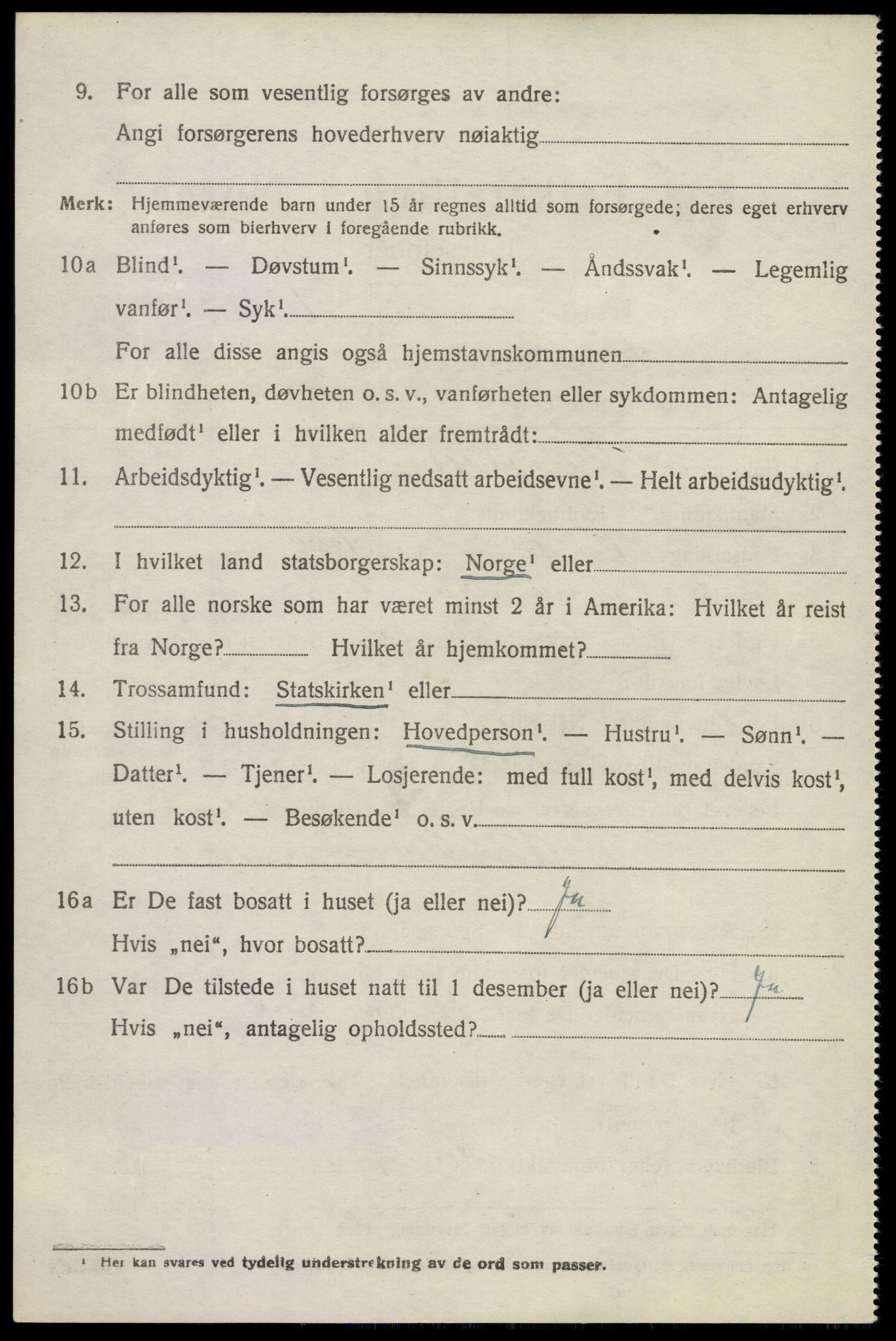 SAKO, 1920 census for Sandeherred, 1920, p. 14271