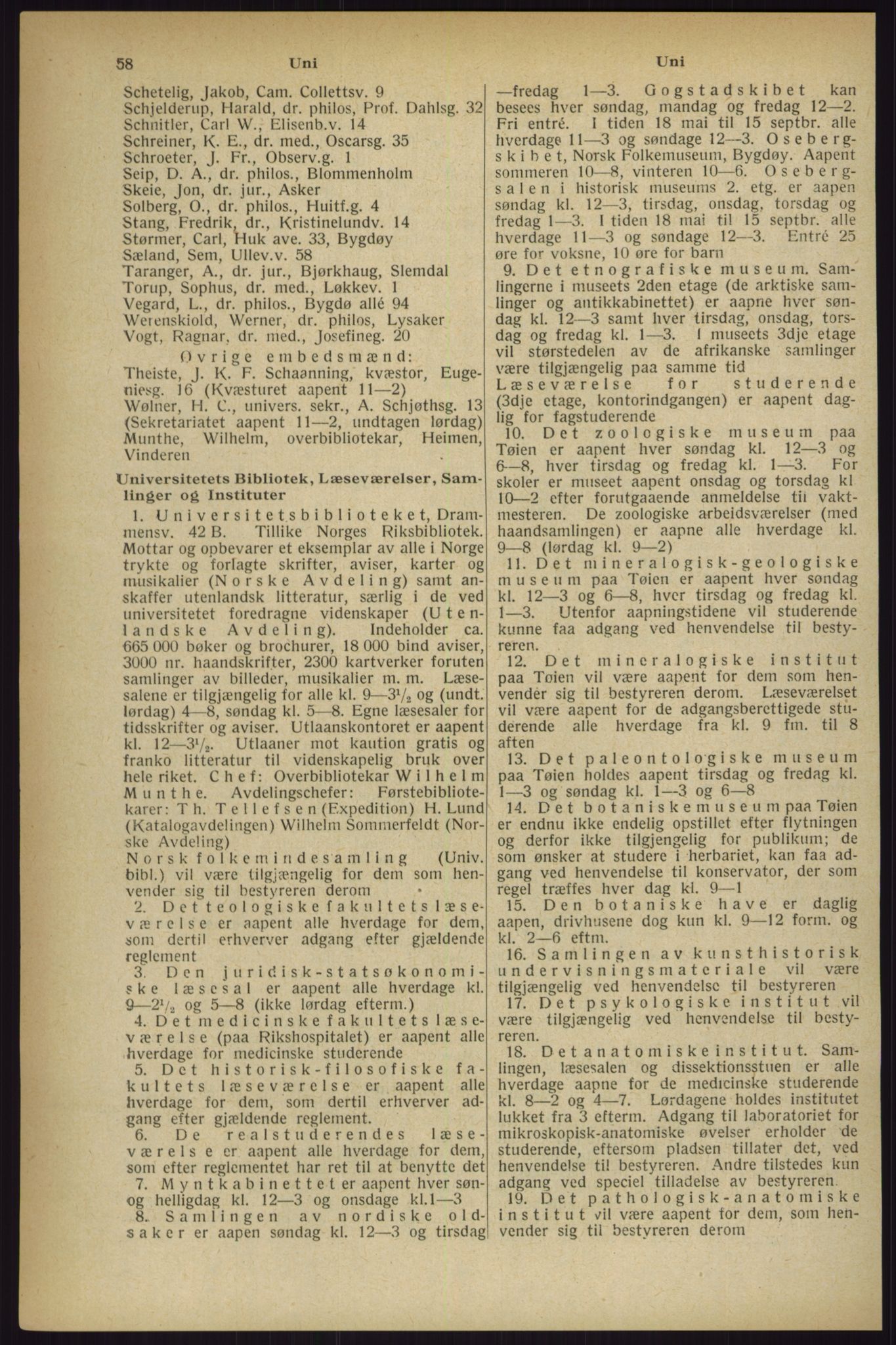 Kristiania/Oslo adressebok, PUBL/-, 1927, p. 58