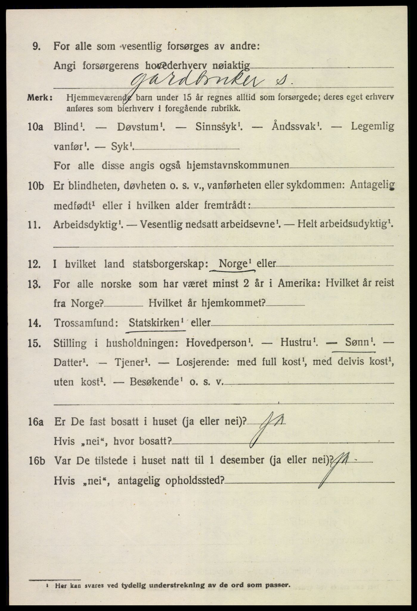 SAH, 1920 census for Romedal, 1920, p. 7754