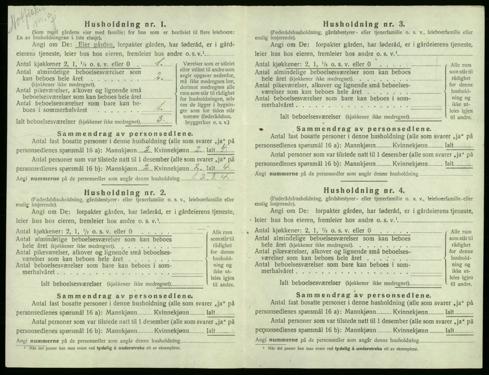 SAB, 1920 census for Austevoll, 1920, p. 149