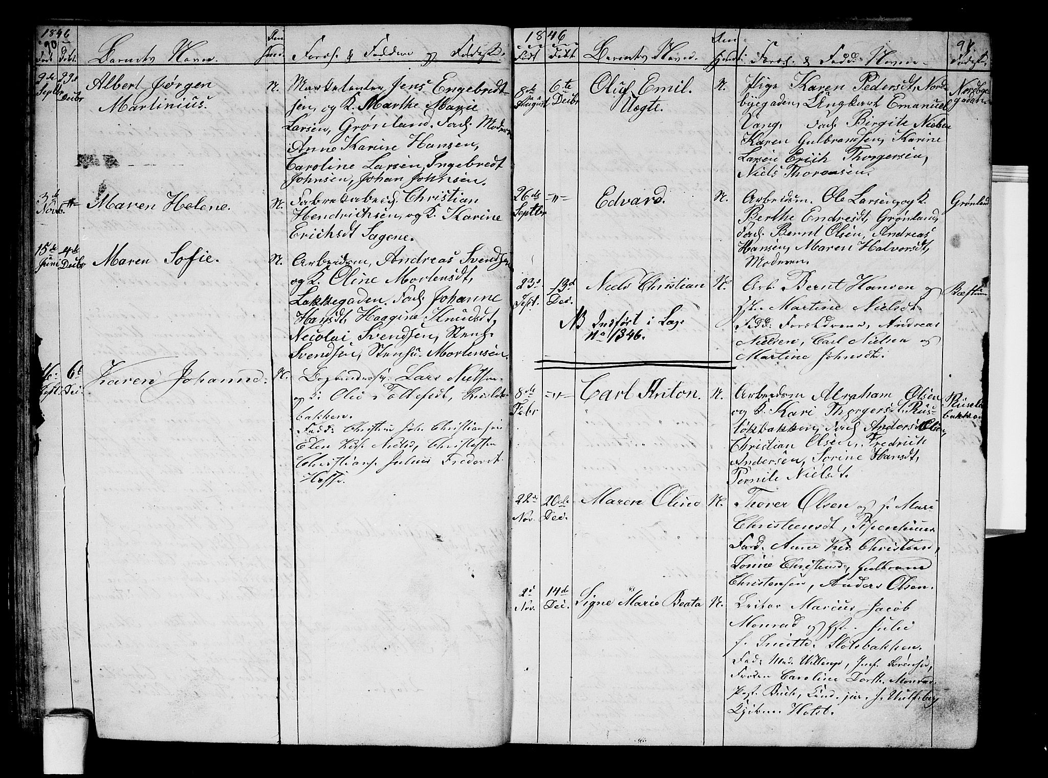 Aker prestekontor kirkebøker, AV/SAO-A-10861/G/L0008: Parish register (copy) no. 8, 1845-1848, p. 90-91