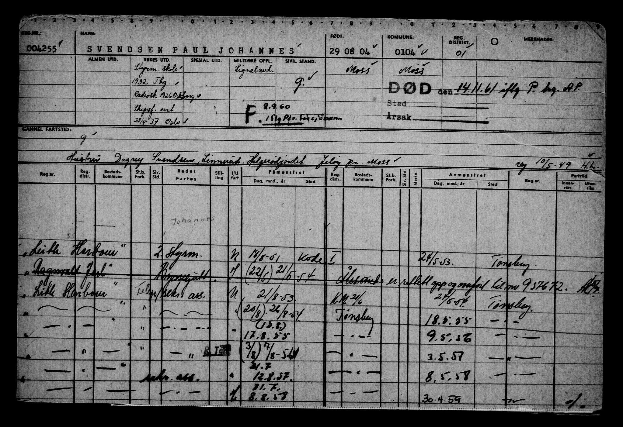 Direktoratet for sjømenn, AV/RA-S-3545/G/Gb/L0055: Hovedkort, 1904, p. 259