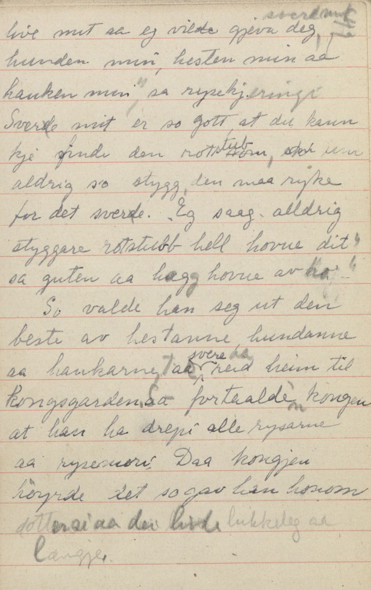 Rikard Berge, TEMU/TGM-A-1003/F/L0017/0010: 551-599 / 560 Ei samling kladdebøker og kladdeblokker med oppskrifter. Oppskrivaren budd i Irland, 1910-1950, p. 42