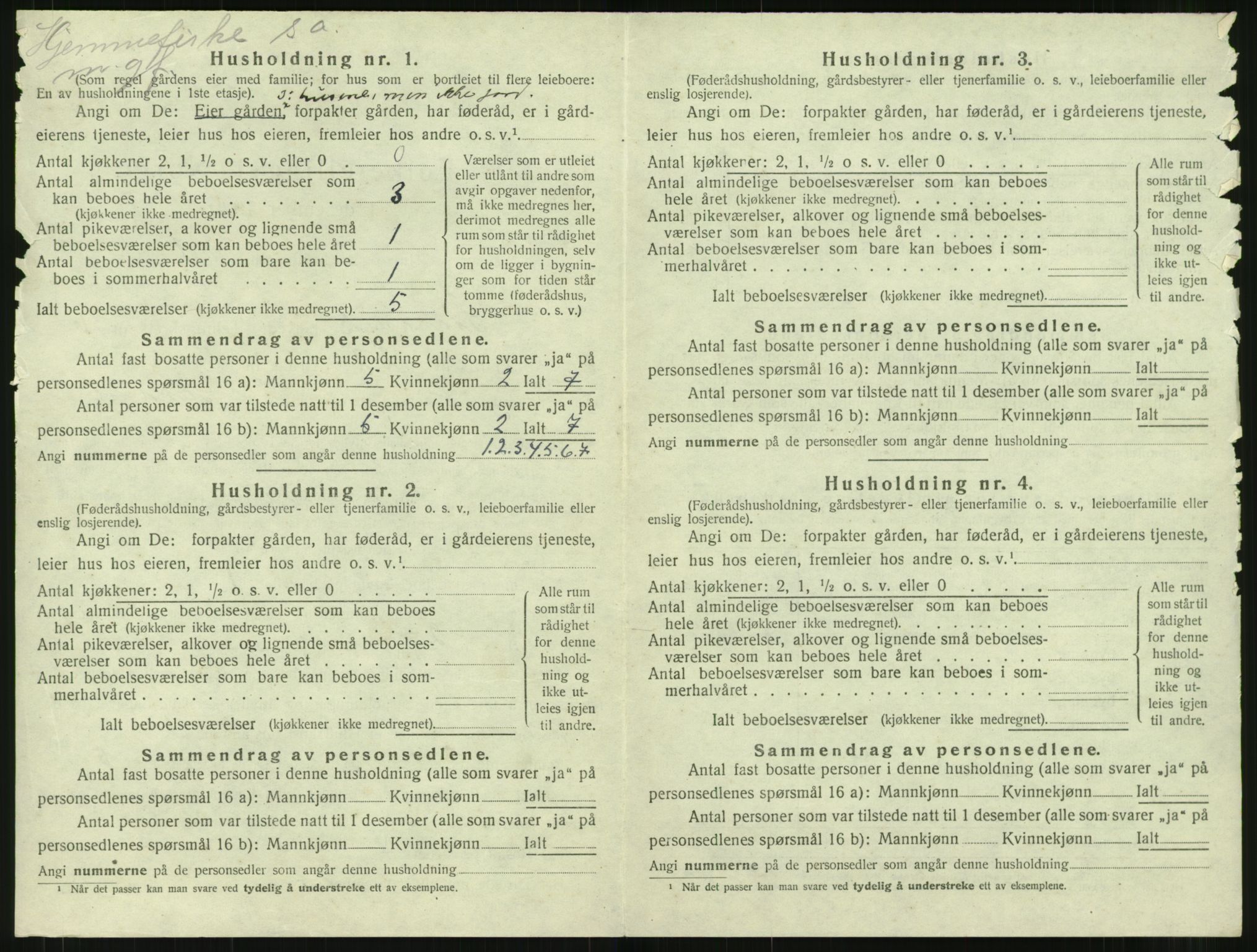 SAT, 1920 census for Stangvik, 1920, p. 559