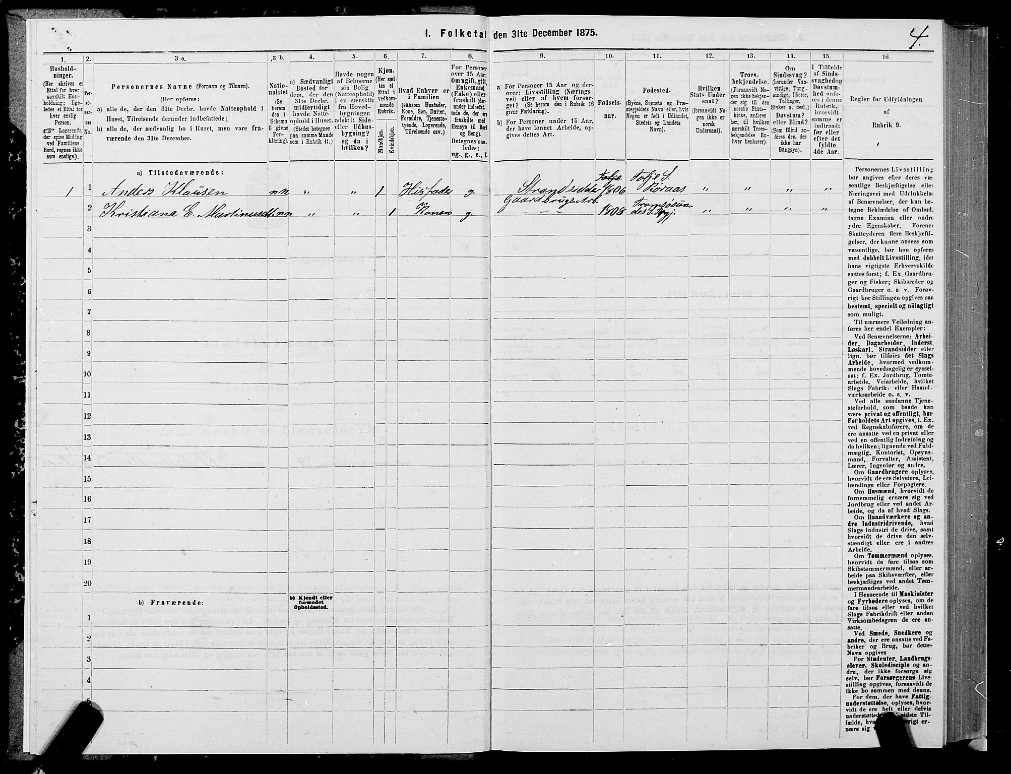 SATØ, 1875 census for 1931P Lenvik, 1875, p. 1004