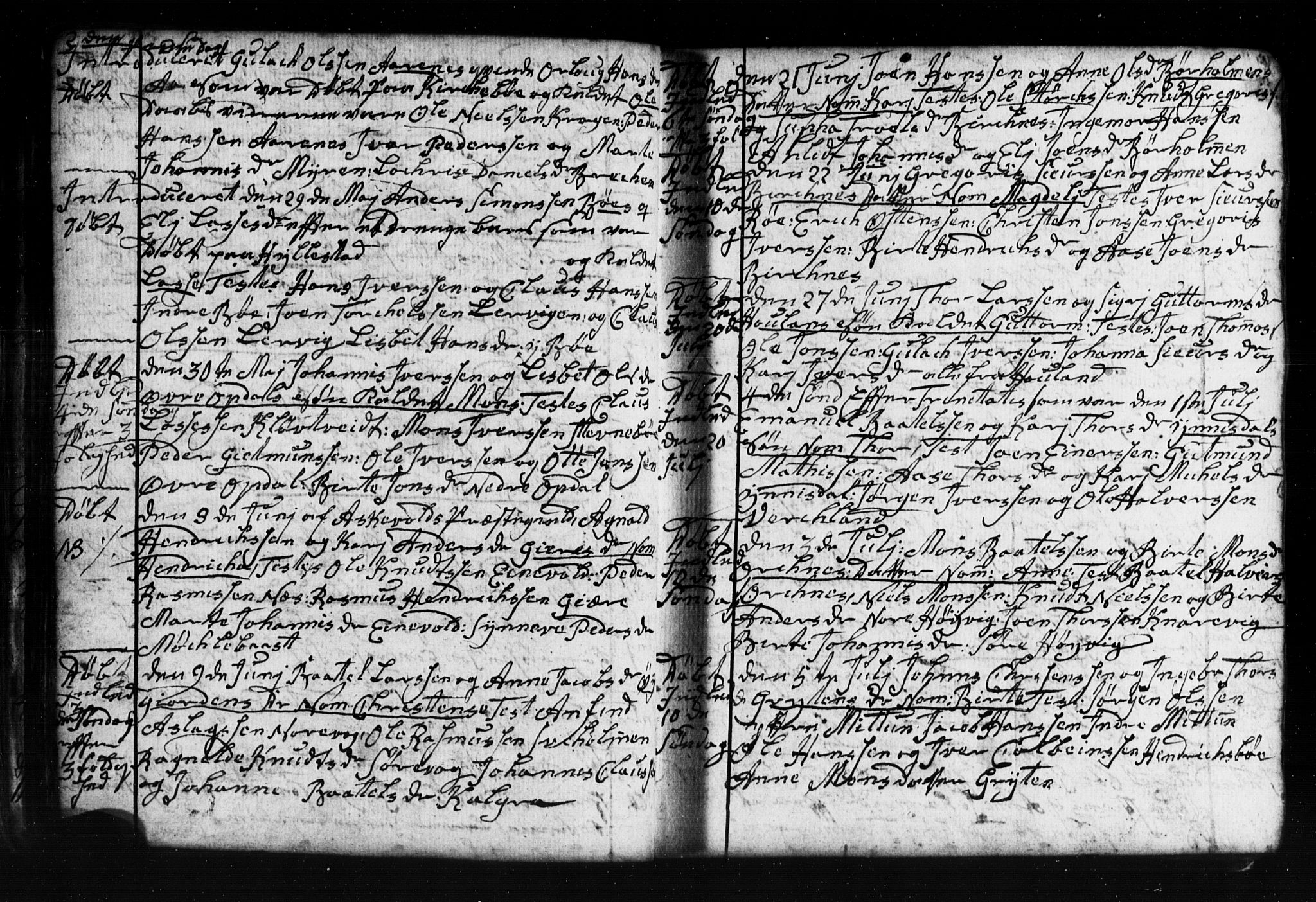 Gulen sokneprestembete, AV/SAB-A-80201/H/Hab: Parish register (copy) no. A 2, 1791-1814