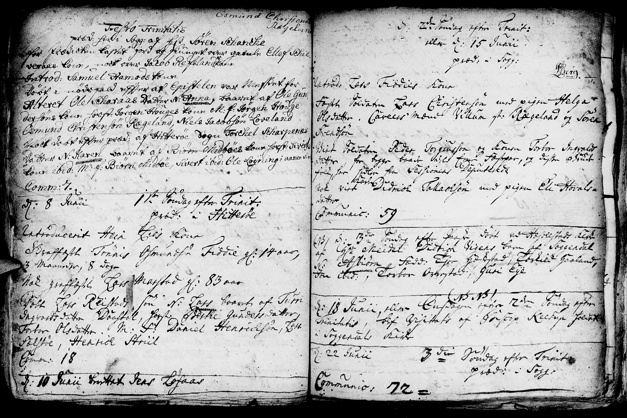 Sokndal sokneprestkontor, AV/SAST-A-101808: Parish register (official) no. A 1, 1729-1740