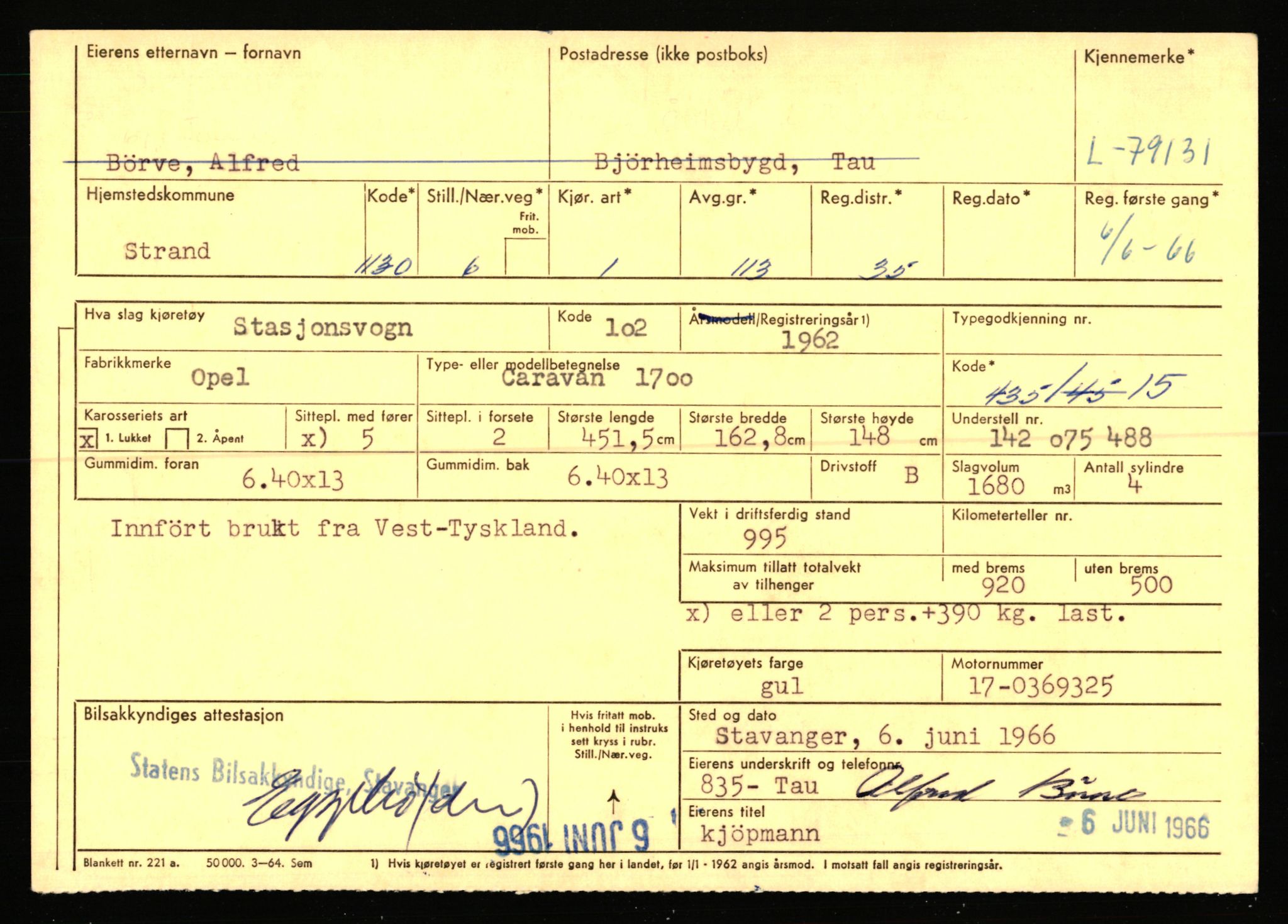 Stavanger trafikkstasjon, AV/SAST-A-101942/0/F/L0070: L-78800 - L-80499, 1930-1971, p. 301