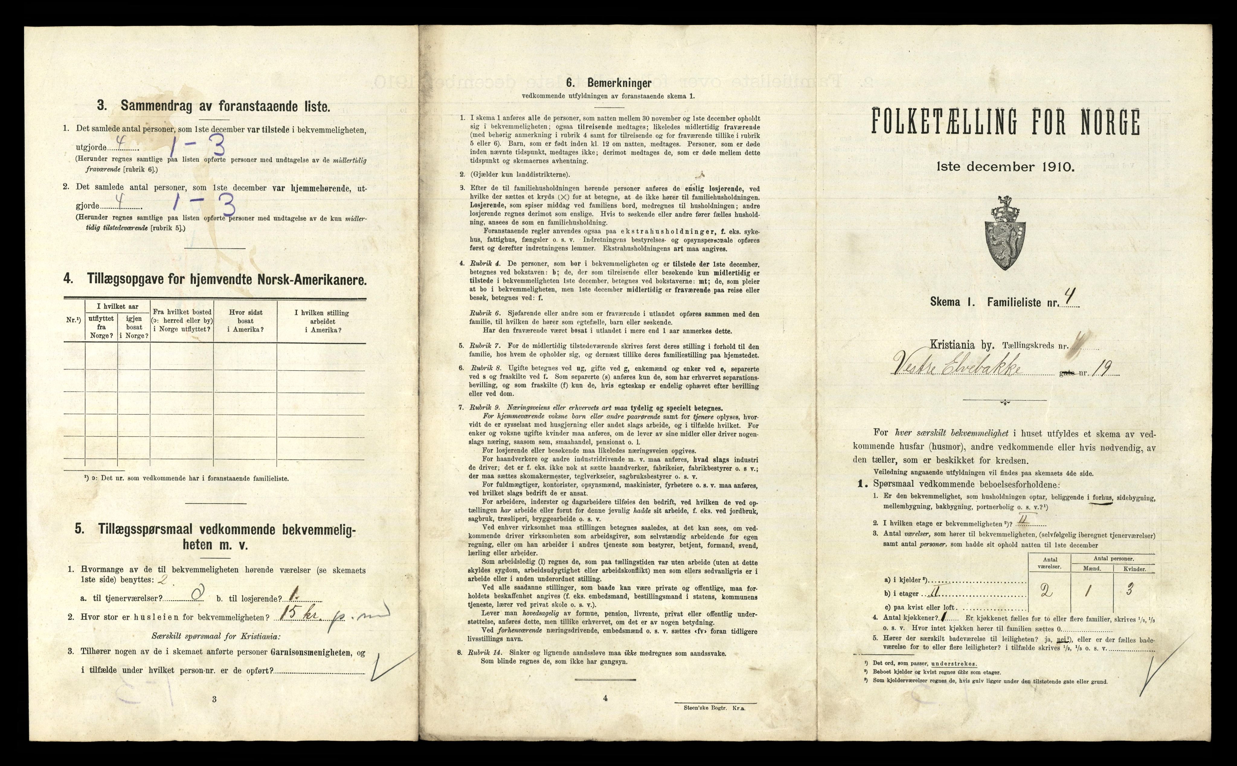 RA, 1910 census for Kristiania, 1910, p. 118187