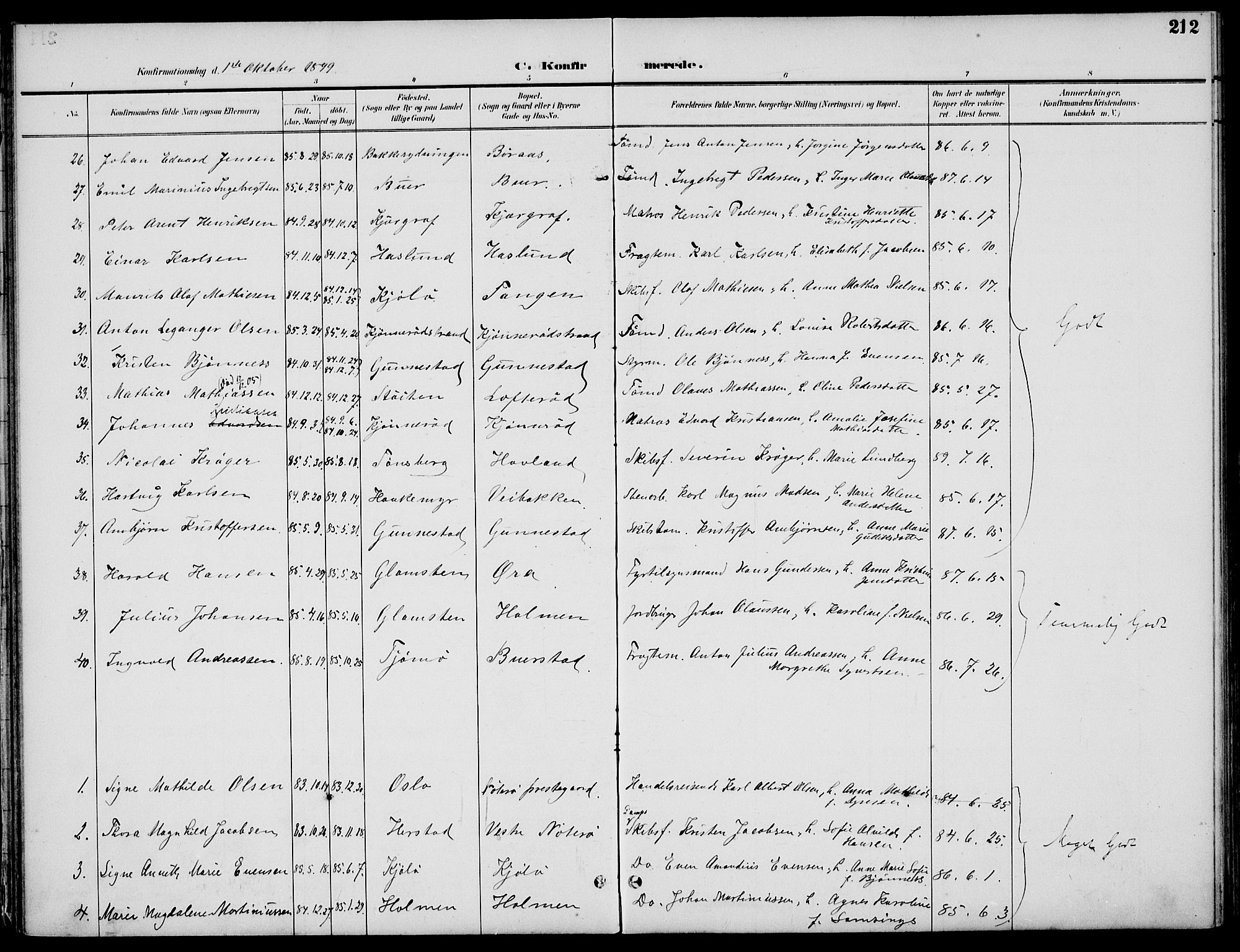 Nøtterøy kirkebøker, AV/SAKO-A-354/F/Fa/L0009: Parish register (official) no. I 9, 1894-1907, p. 212