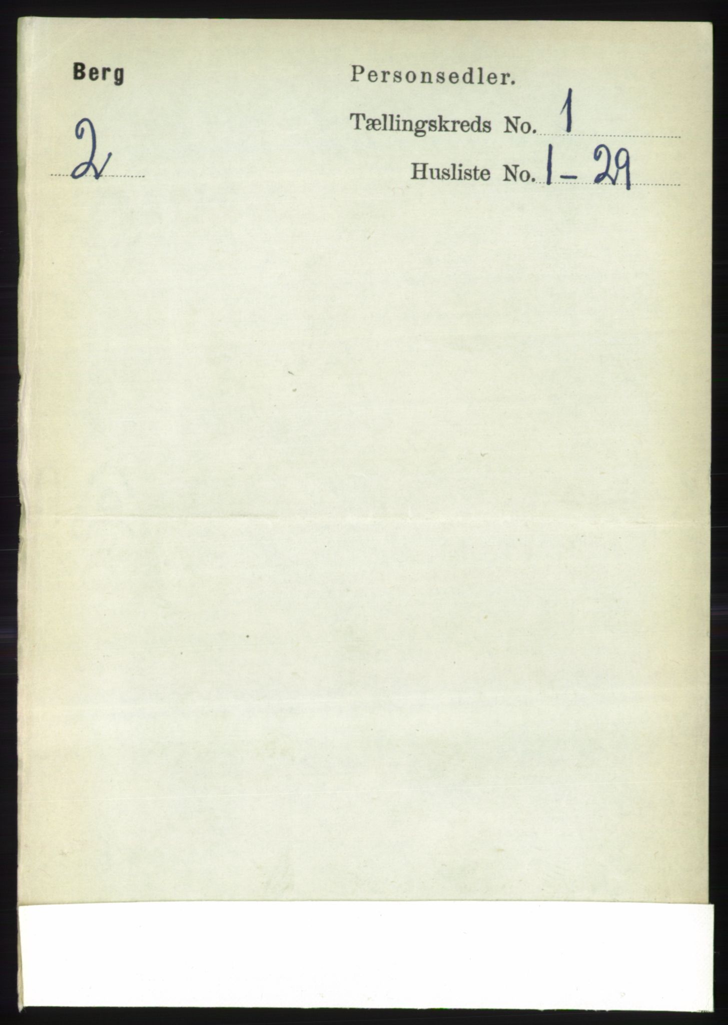 RA, 1891 census for 1929 Berg, 1891, p. 94