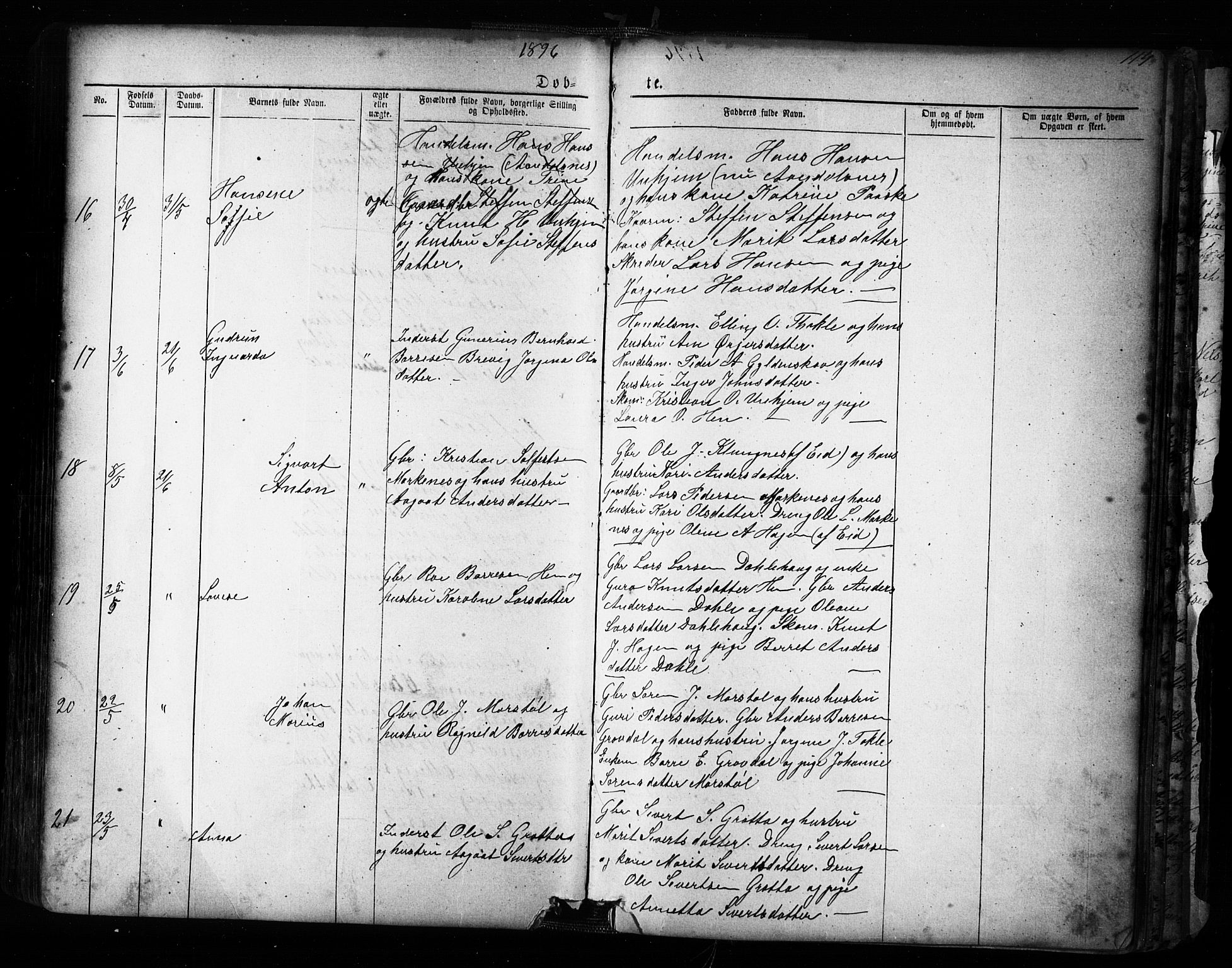 Ministerialprotokoller, klokkerbøker og fødselsregistre - Møre og Romsdal, AV/SAT-A-1454/545/L0588: Parish register (copy) no. 545C02, 1867-1902, p. 114