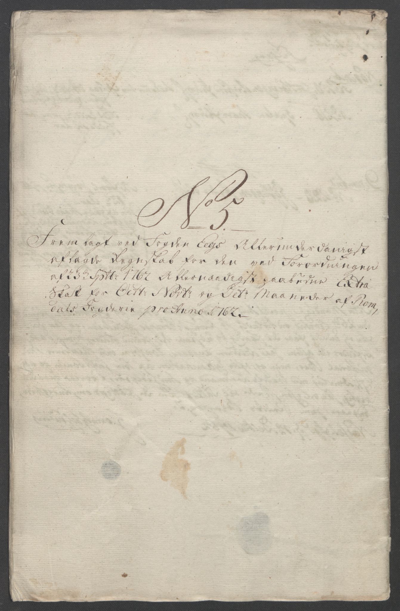 Rentekammeret inntil 1814, Reviderte regnskaper, Fogderegnskap, RA/EA-4092/R55/L3730: Ekstraskatten Romsdal, 1762-1763, p. 184
