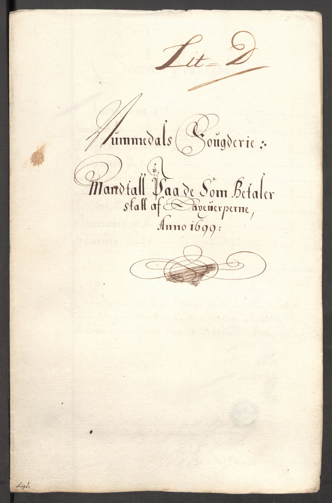 Rentekammeret inntil 1814, Reviderte regnskaper, Fogderegnskap, RA/EA-4092/R64/L4426: Fogderegnskap Namdal, 1699-1700, p. 98