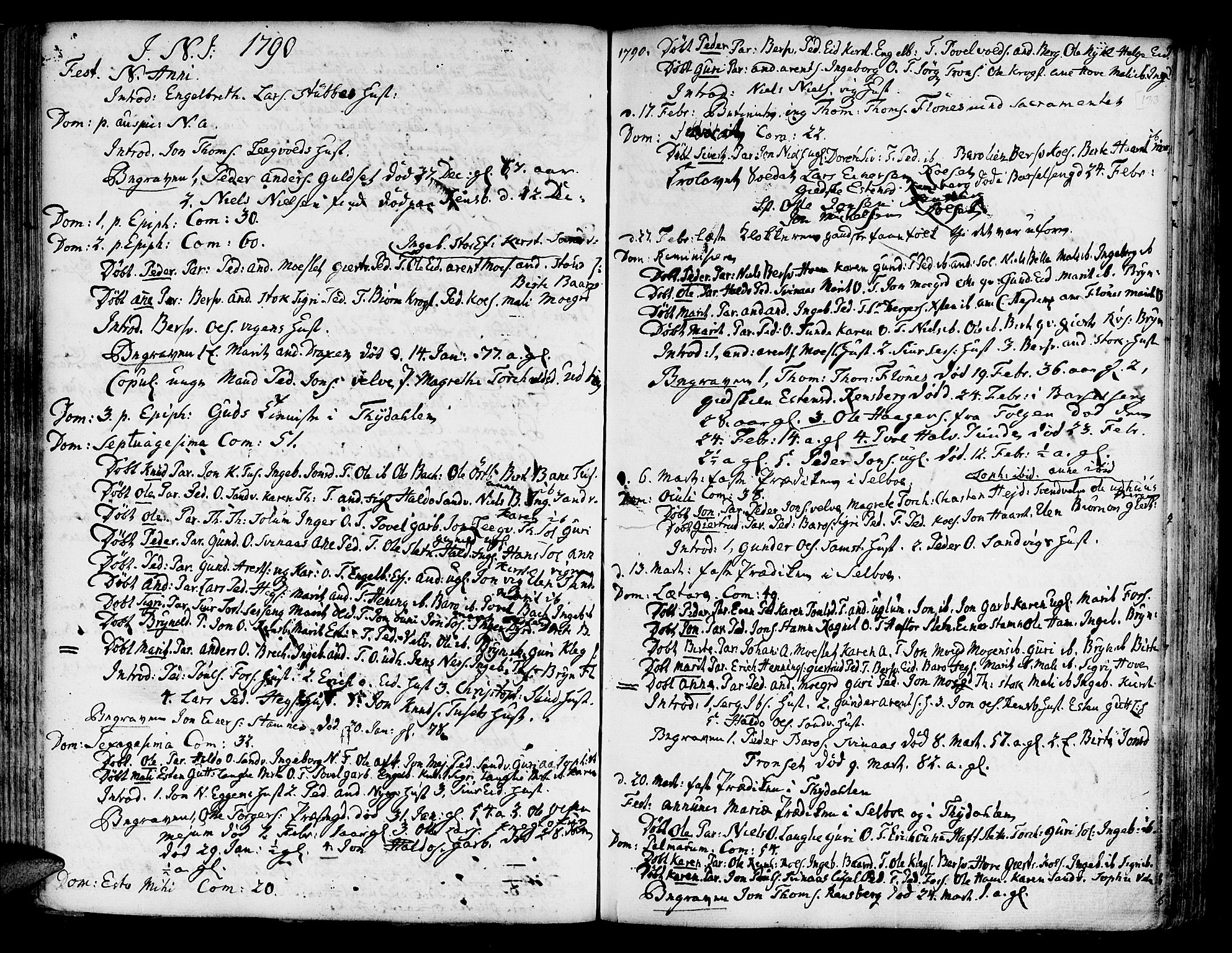 Ministerialprotokoller, klokkerbøker og fødselsregistre - Sør-Trøndelag, SAT/A-1456/695/L1138: Parish register (official) no. 695A02 /1, 1757-1801, p. 133