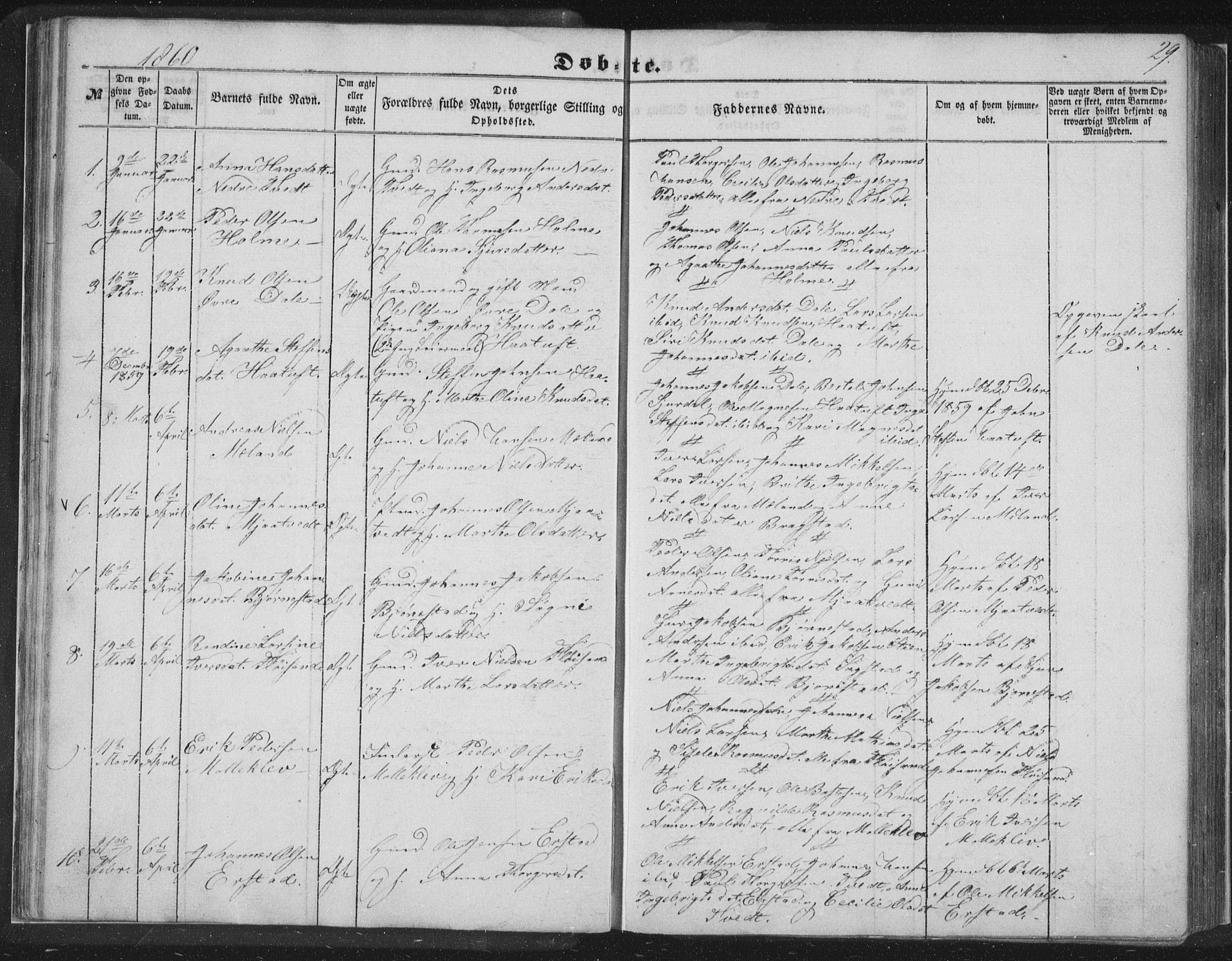 Alversund Sokneprestembete, SAB/A-73901/H/Ha/Hab: Parish register (copy) no. C 1, 1851-1866, p. 29
