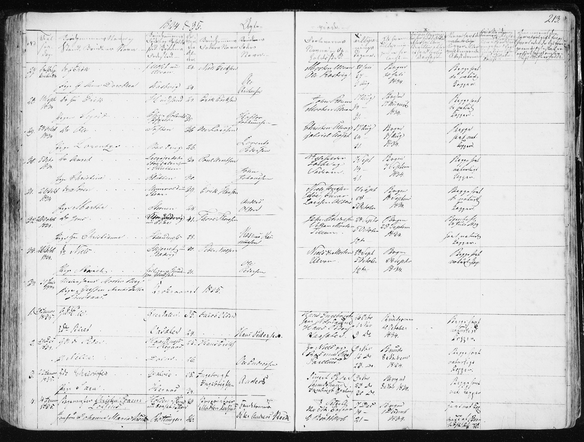 Ministerialprotokoller, klokkerbøker og fødselsregistre - Sør-Trøndelag, AV/SAT-A-1456/634/L0528: Parish register (official) no. 634A04, 1827-1842, p. 213