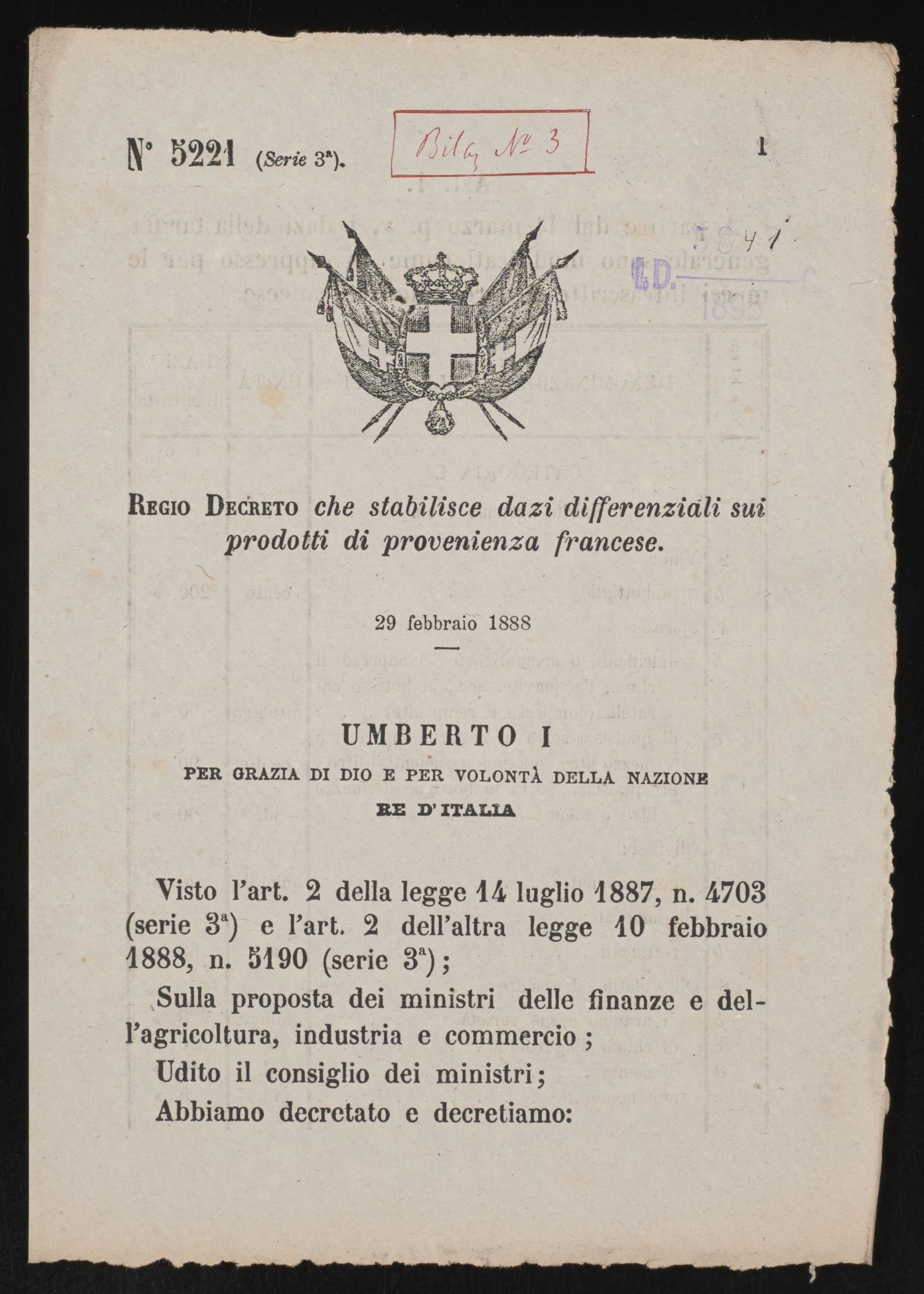 Utenriksdepartementet, RA/S-2259, 1872-1932, p. 765