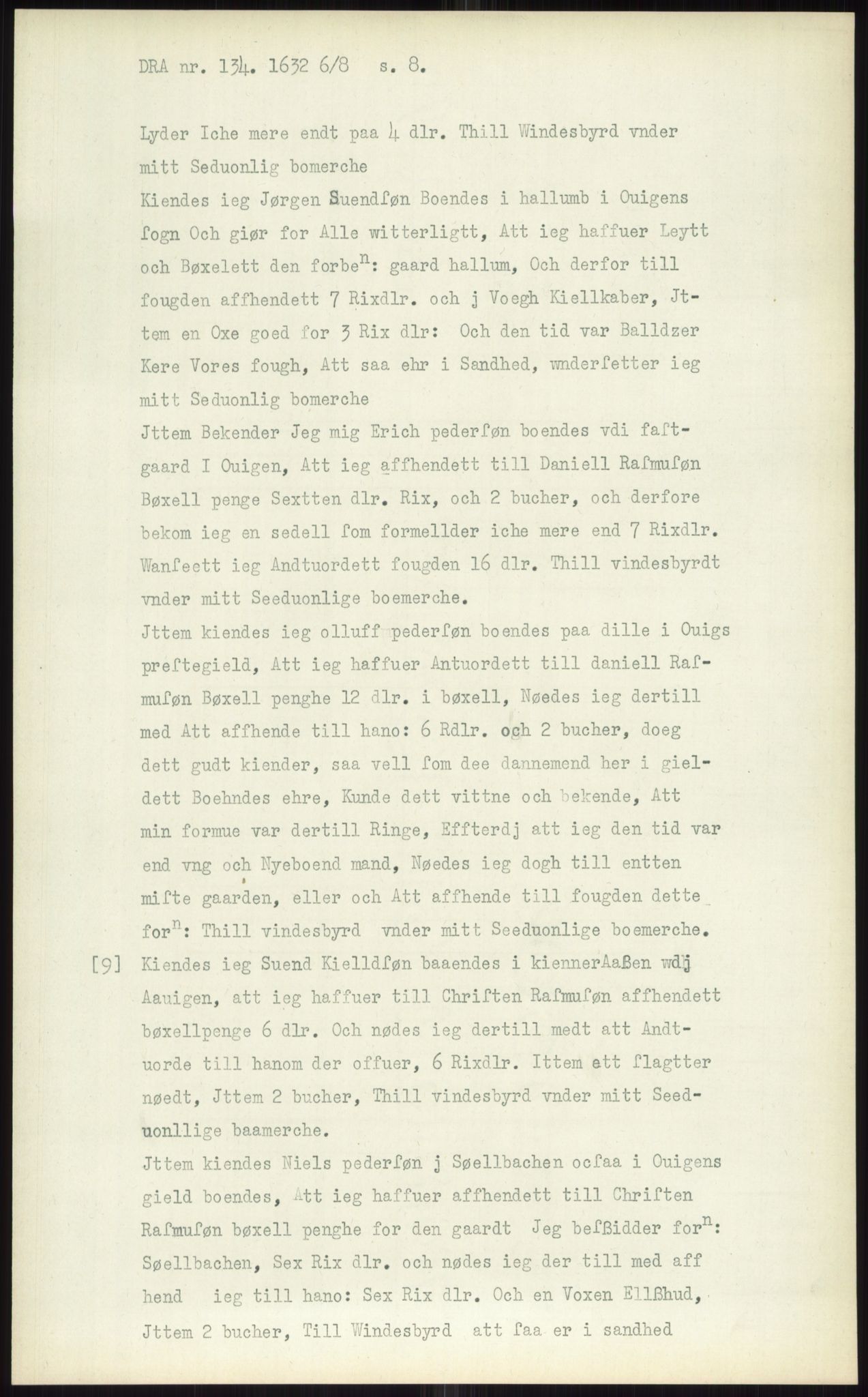 Samlinger til kildeutgivelse, Diplomavskriftsamlingen, AV/RA-EA-4053/H/Ha, p. 3419