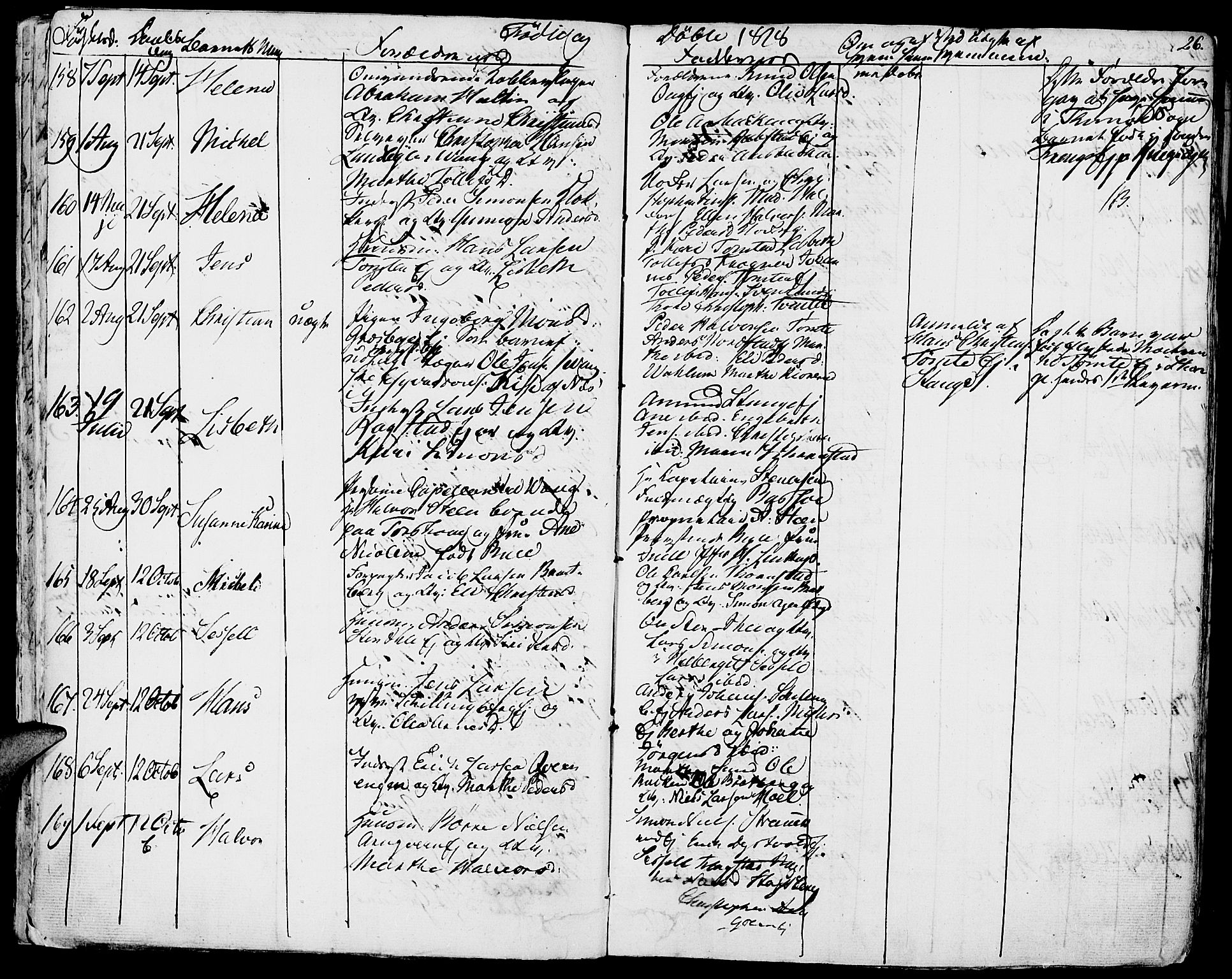 Vang prestekontor, Hedmark, SAH/PREST-008/H/Ha/Haa/L0009: Parish register (official) no. 9, 1826-1841, p. 26