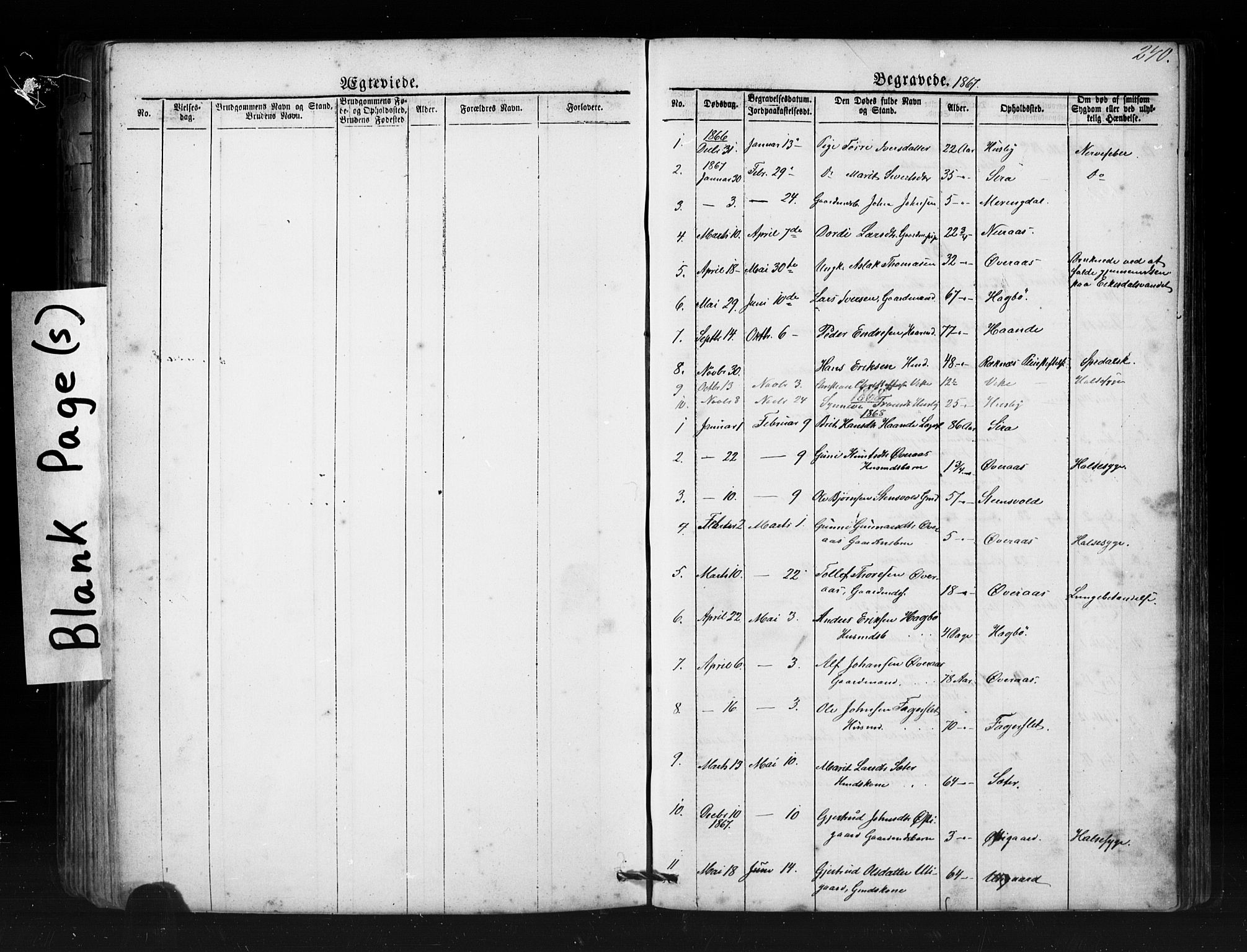 Ministerialprotokoller, klokkerbøker og fødselsregistre - Møre og Romsdal, SAT/A-1454/552/L0638: Parish register (copy) no. 552C01, 1867-1902, p. 240