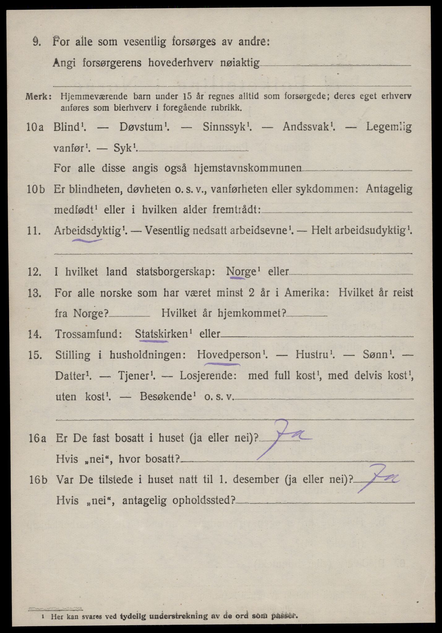 SAT, 1920 census for Giske, 1920, p. 1615