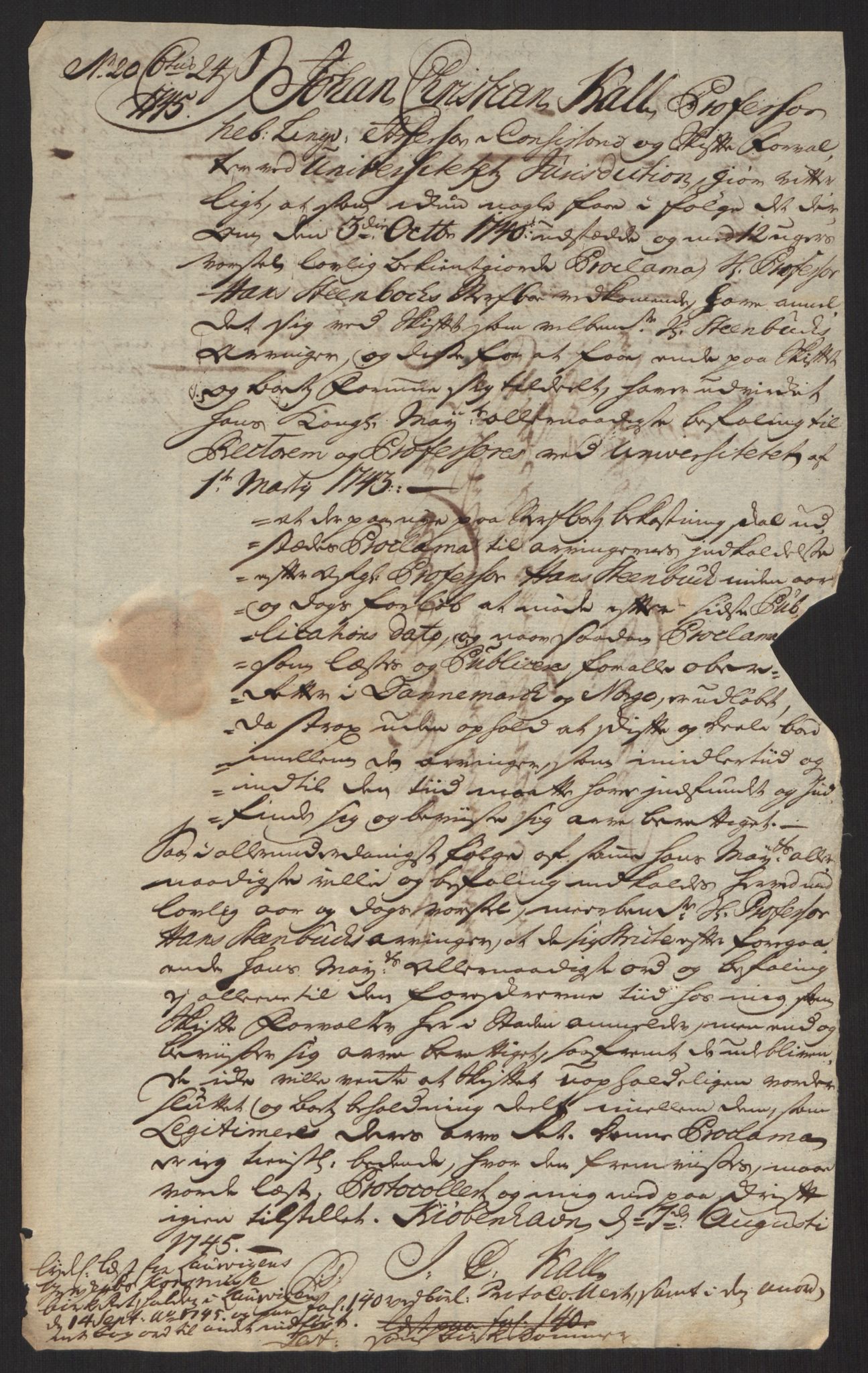 Larvik grevskap, SAKO/A-1056/Y/Yb/L0001: Dokumenter, 1698-1782, p. 83