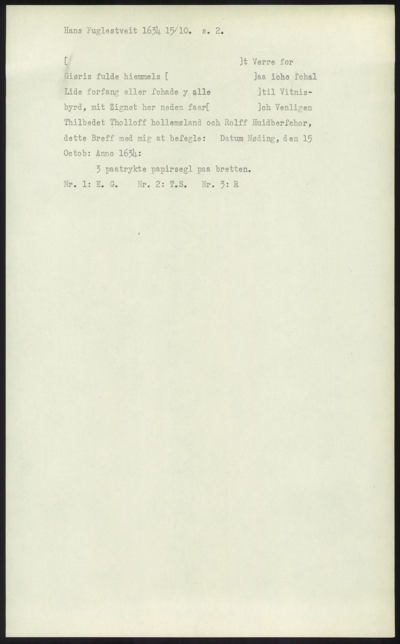 Samlinger til kildeutgivelse, Diplomavskriftsamlingen, AV/RA-EA-4053/H/Ha, p. 1232