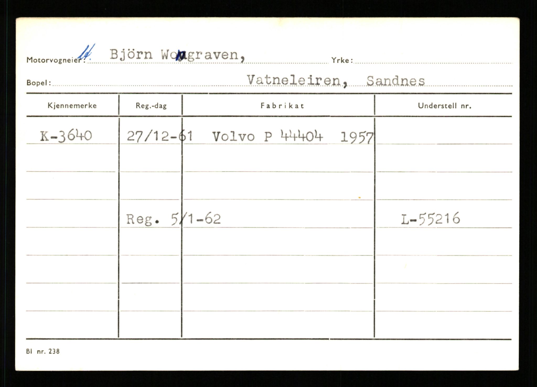 Stavanger trafikkstasjon, AV/SAST-A-101942/0/G/L0001: Registreringsnummer: 0 - 5782, 1930-1971, p. 2277