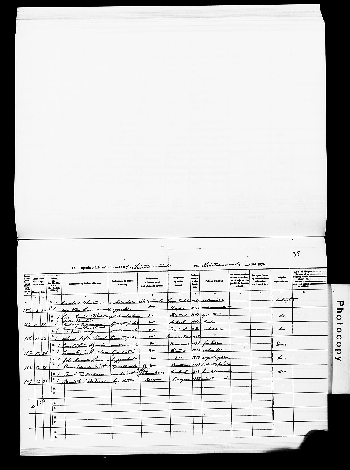 Ministerialprotokoller, klokkerbøker og fødselsregistre - Møre og Romsdal, AV/SAT-A-1454/572/L0859: Parish register (official) no. 572D03, 1903-1916