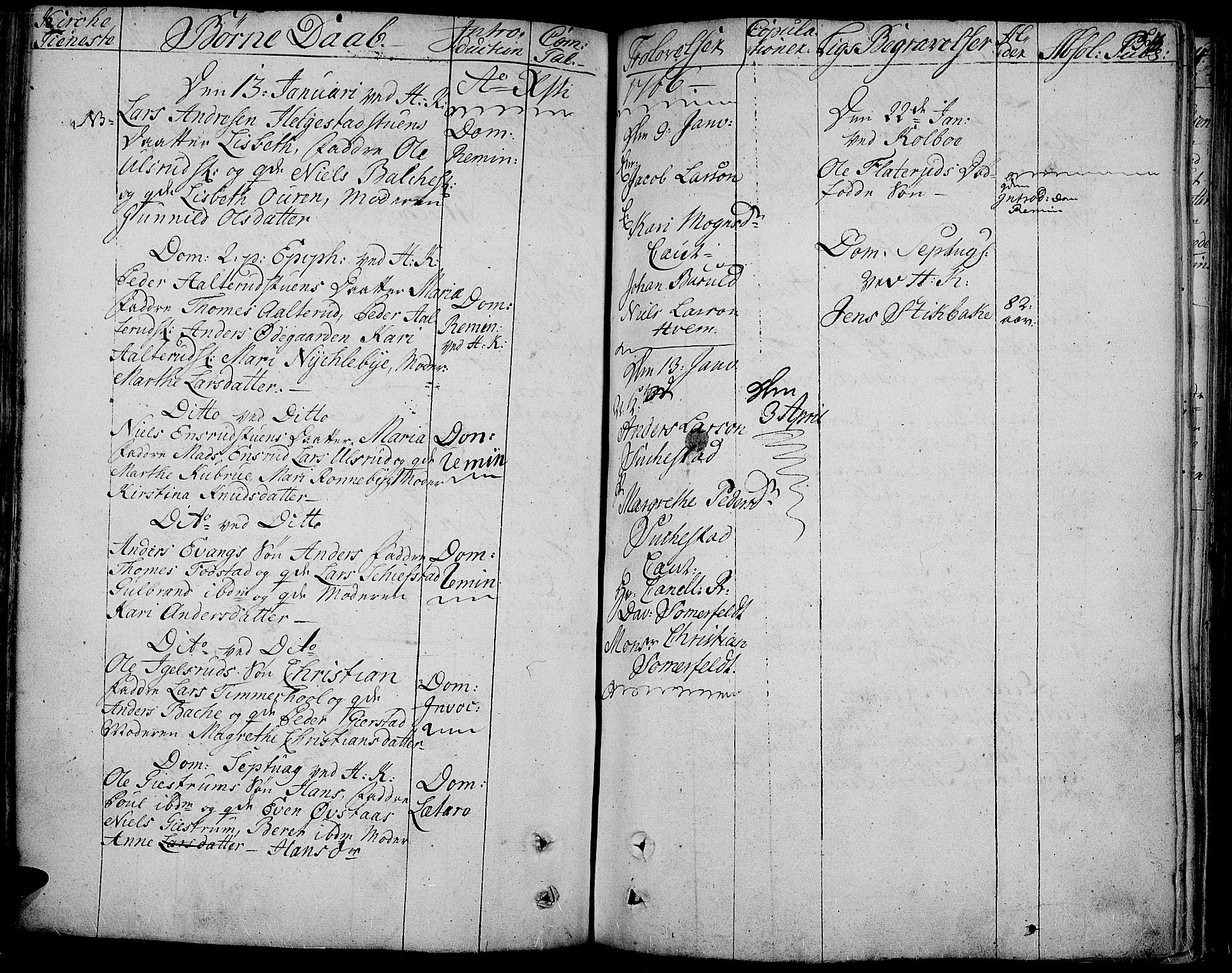 Toten prestekontor, SAH/PREST-102/H/Ha/Haa/L0005: Parish register (official) no. 5, 1761-1772, p. 153