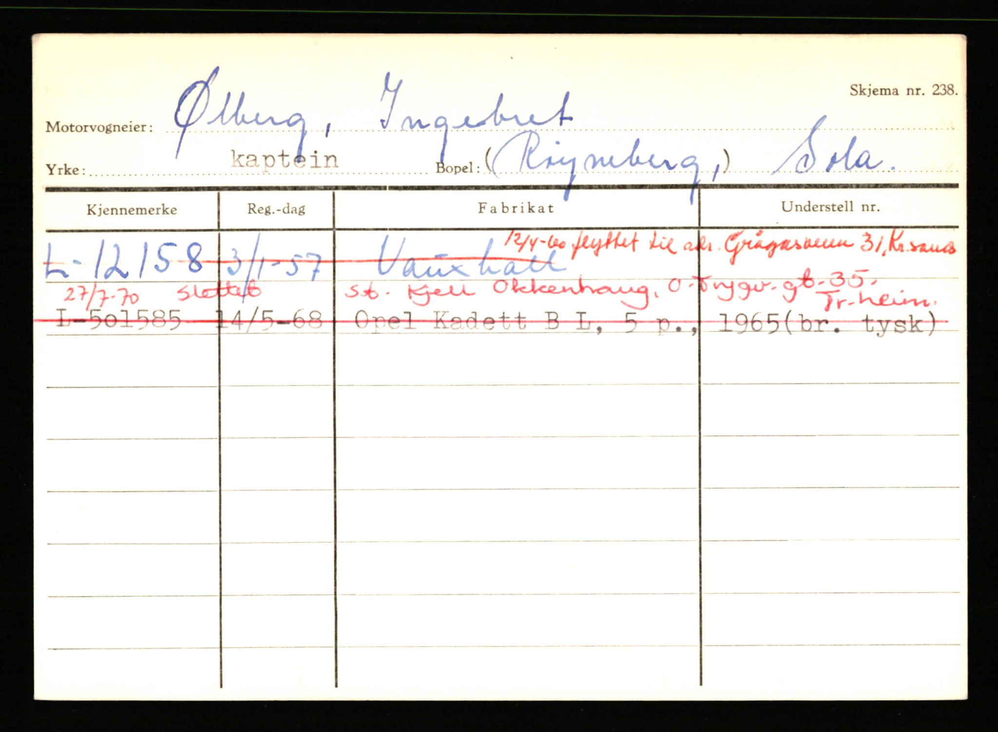 Stavanger trafikkstasjon, AV/SAST-A-101942/0/H/L0044: Øksna - Åmo, 1930-1971, p. 179