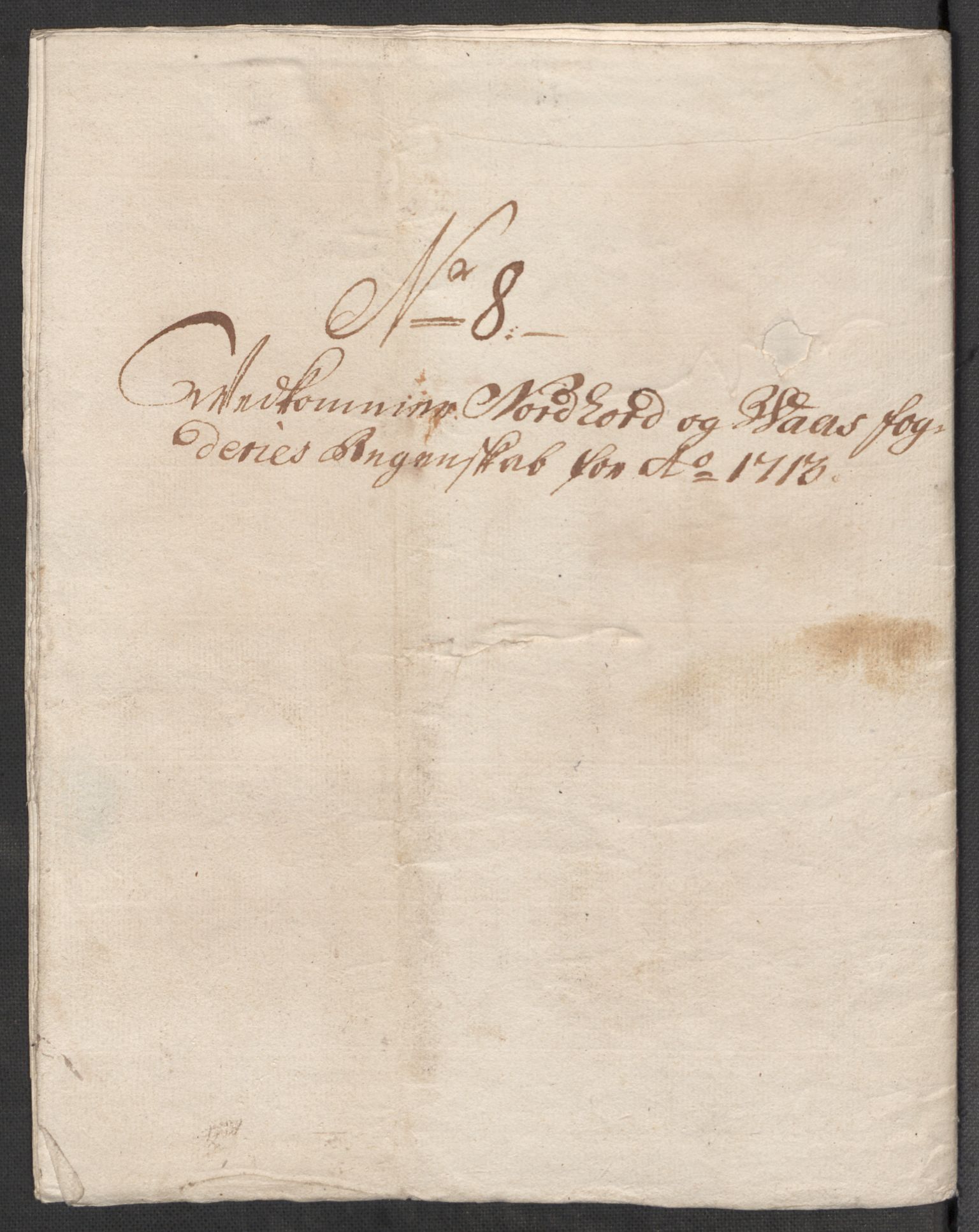 Rentekammeret inntil 1814, Reviderte regnskaper, Fogderegnskap, AV/RA-EA-4092/R51/L3195: Fogderegnskap Nordhordland og Voss, 1713, p. 193