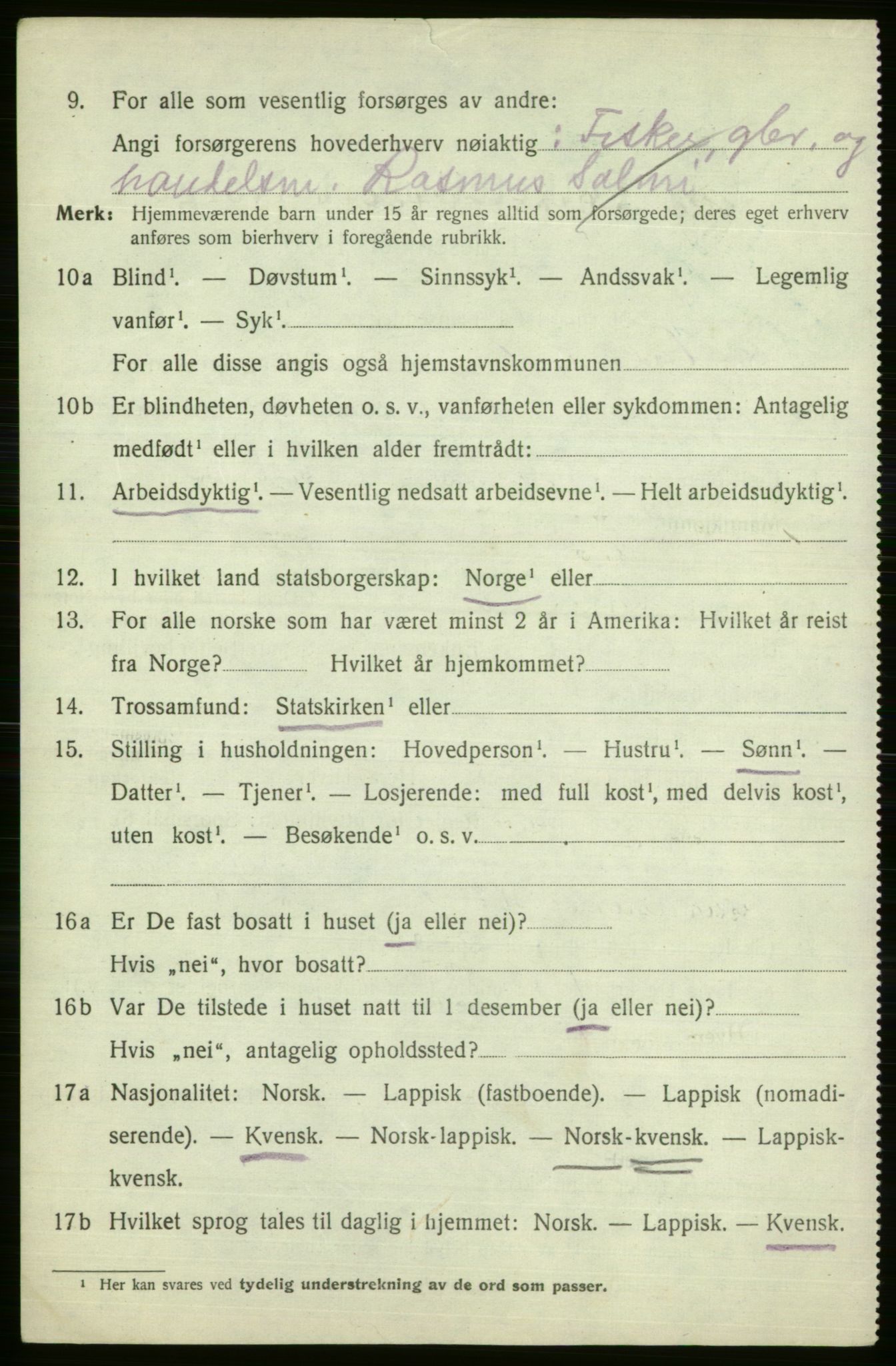 SATØ, 1920 census for Sør-Varanger, 1920, p. 1403