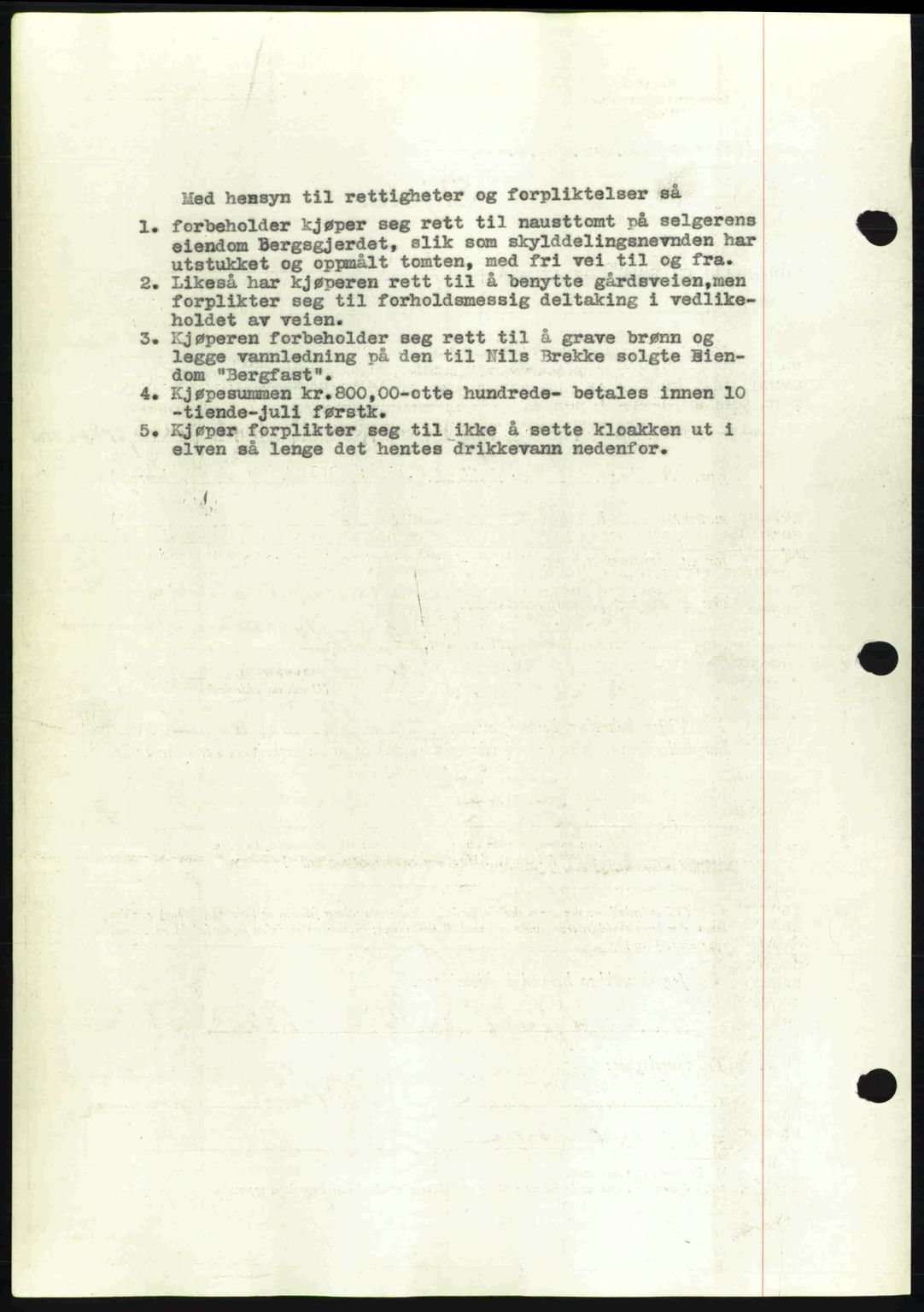 Romsdal sorenskriveri, AV/SAT-A-4149/1/2/2C: Mortgage book no. A12, 1942-1942, Diary no: : 1310/1942